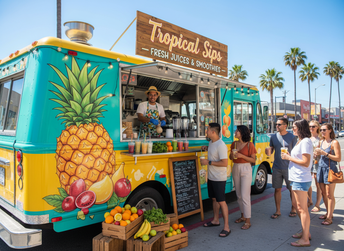 Food Trucks - Biocean by Danube Blue