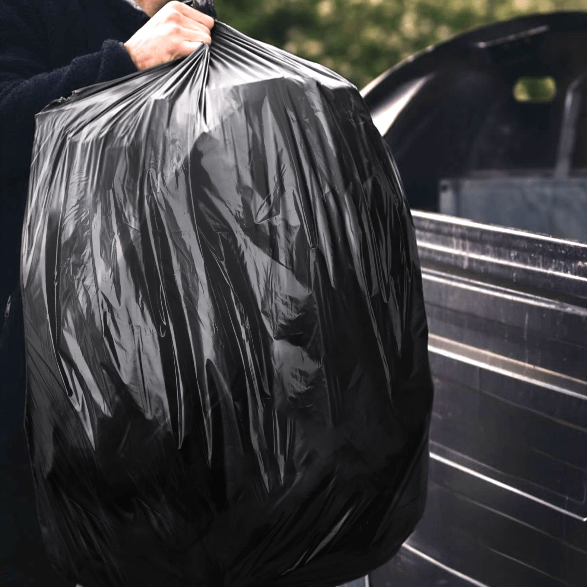 [100 bags] 38" x 58" Low Density Trash Bags | 1 Mil - Biocean by Danube BlueBiocean