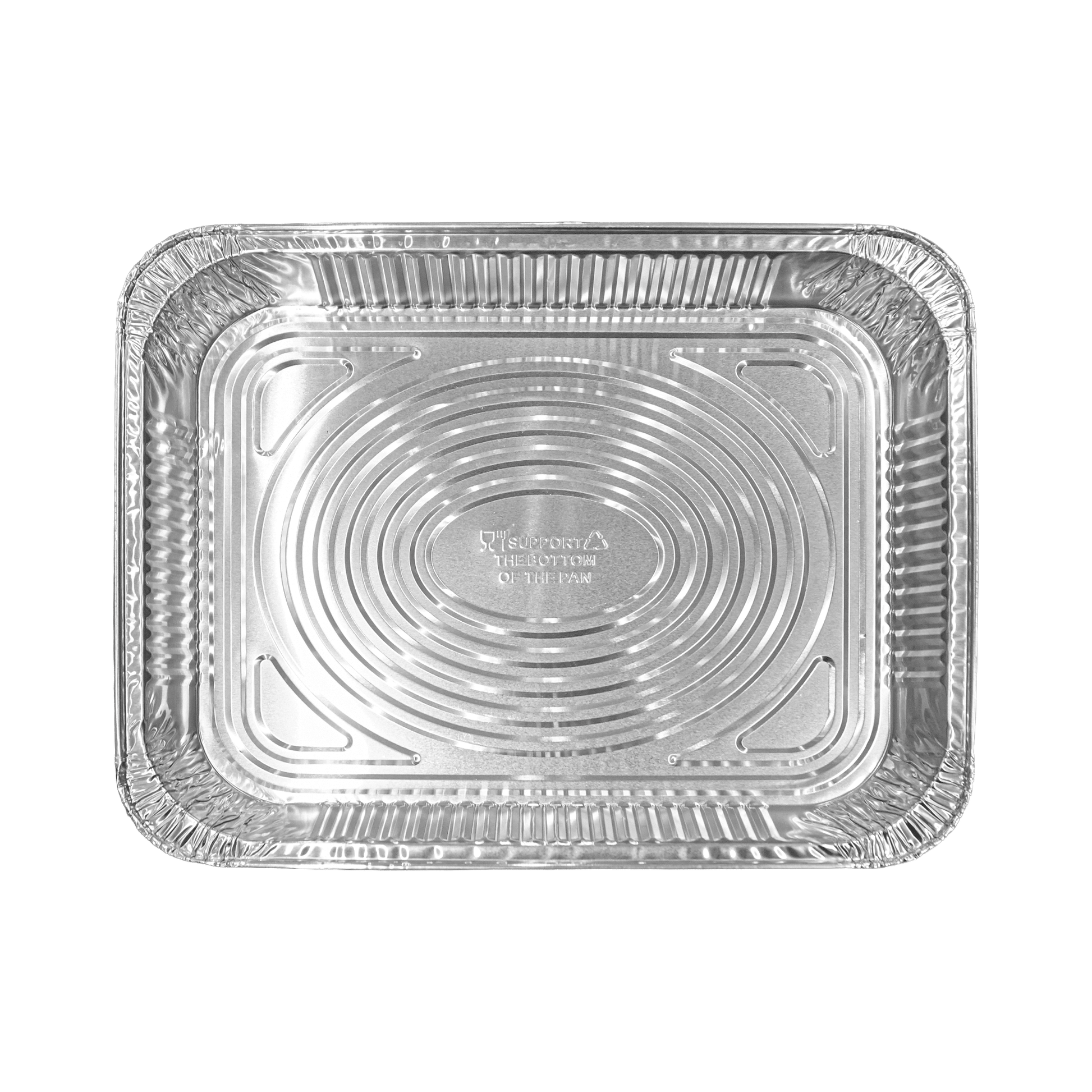 [100 ct] Half Size Foil Steam Table Pan 1.65" Depth | Shallow - Biocean by Danube BlueBiocean