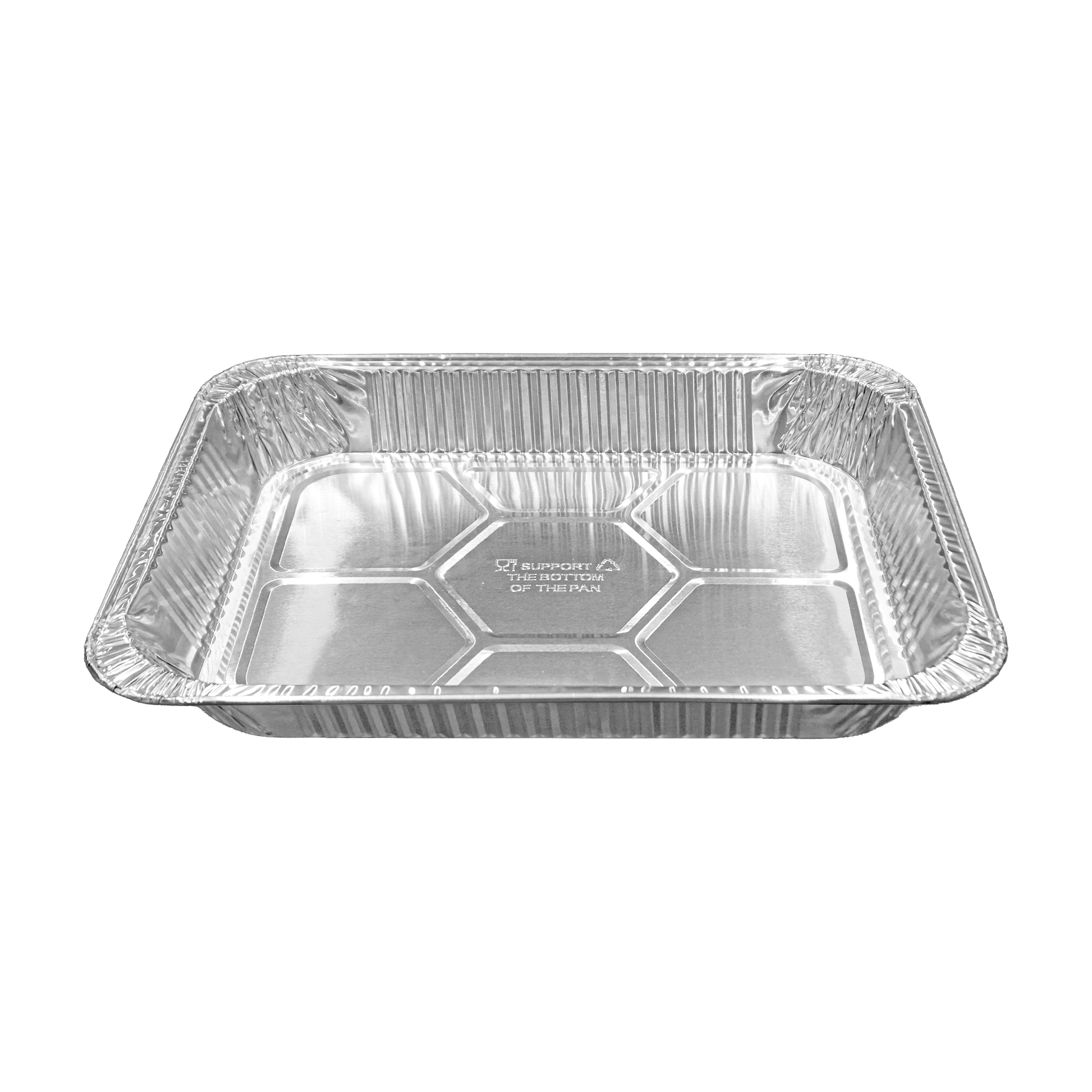 [100 ct] Half Size Foil Steam Table Pan 2" Depth | Medium - Biocean by Danube BlueBiocean