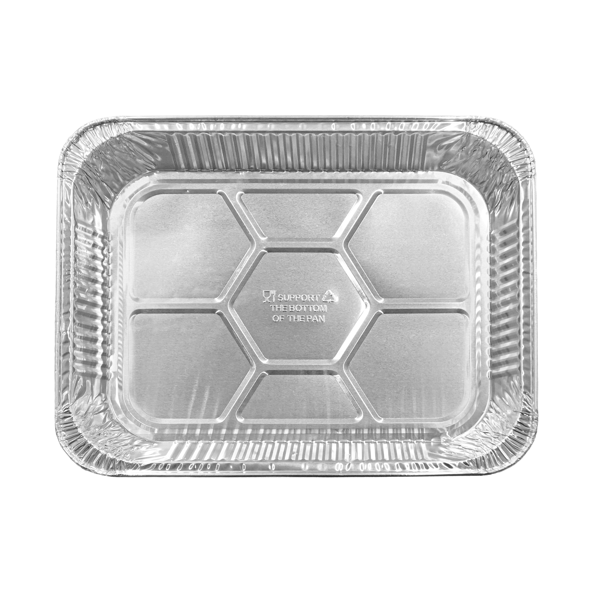 [100 ct] Half Size Foil Steam Table Pan 2" Depth | Medium - Biocean by Danube BlueBiocean