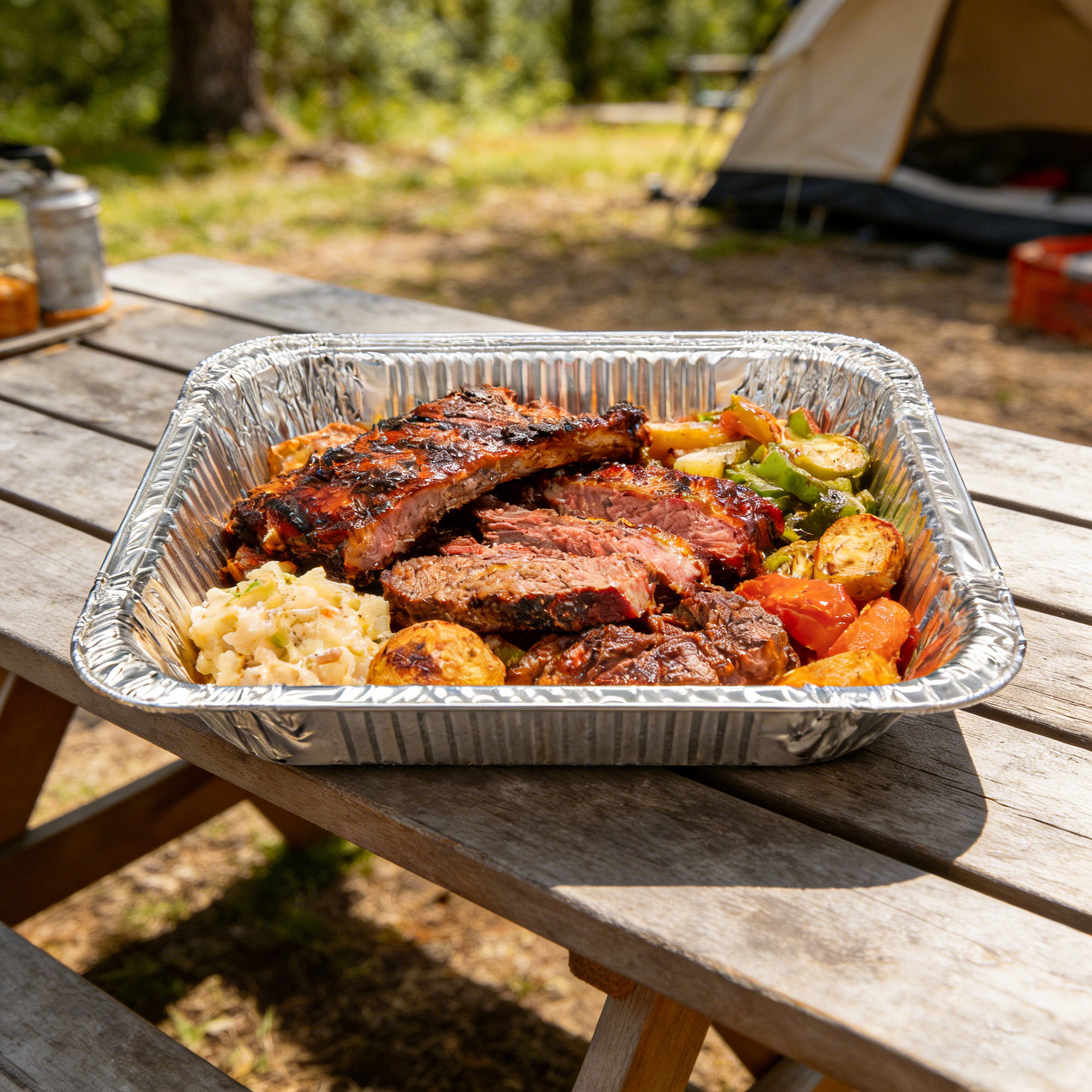 [100 ct] Half Size Foil Steam Table Pan 2.48" Depth | Deep - Biocean by Danube BlueBiocean