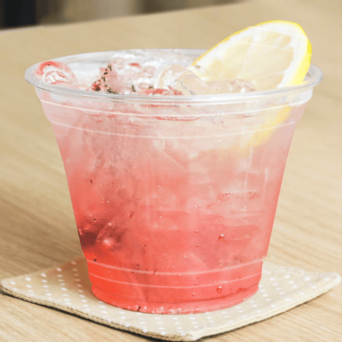 [1,000 ct] 9 oz PET Cold Cups | 92mm | Clear - Biocean by Danube BlueBiocean