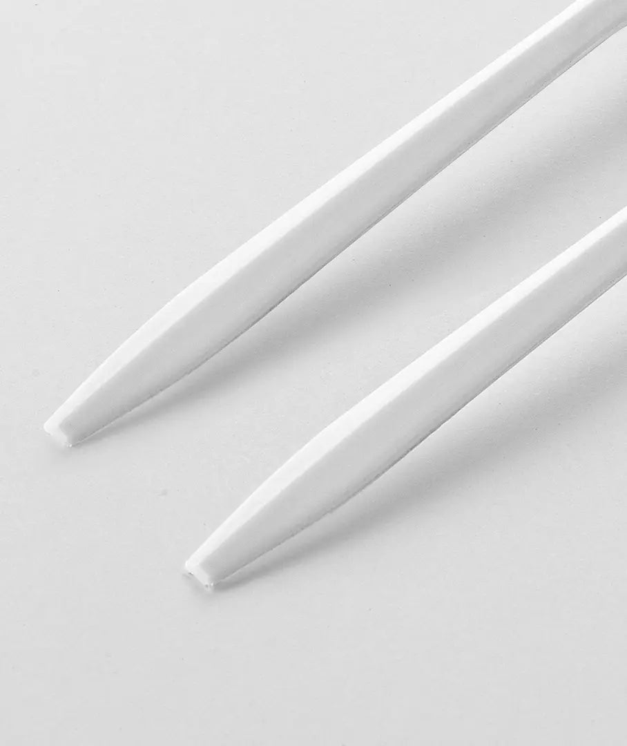 [1,000 ct] PP Plastic Medium Weight Wrapped Forks | White - Biocean by Danube BlueBiocean