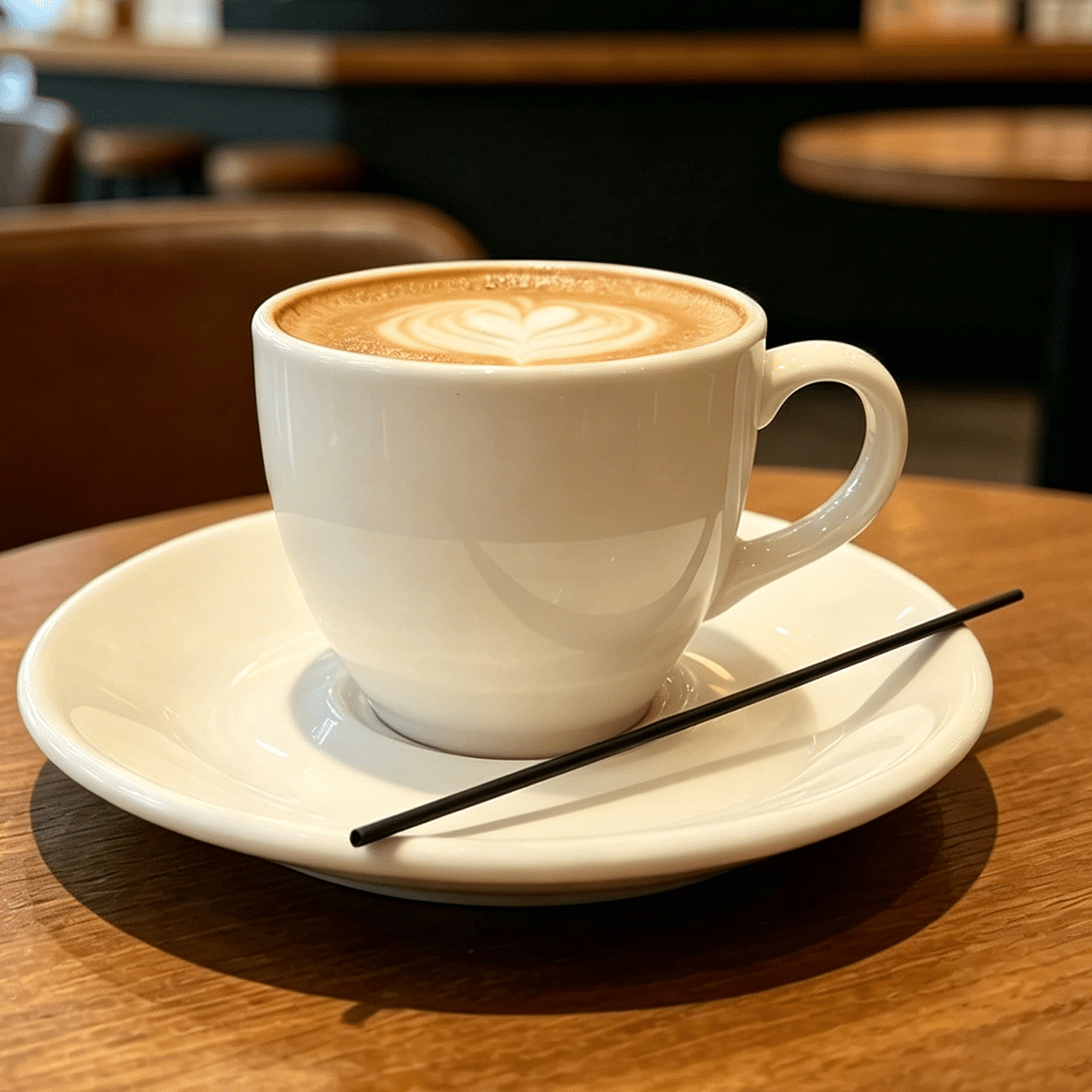 [10,000ct] 5.5" Unwrapped Coffee Stirrer / Sip Straw | Black - Biocean by Danube BlueBiocean