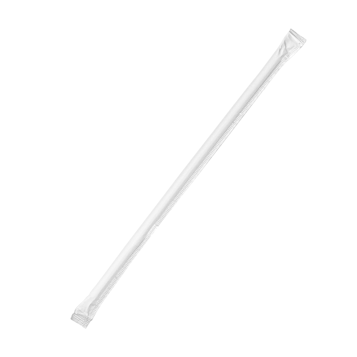 [10,000ct] 7.75" Paper Wrapped Flex Straw | Clear - Biocean by Danube BlueBiocean