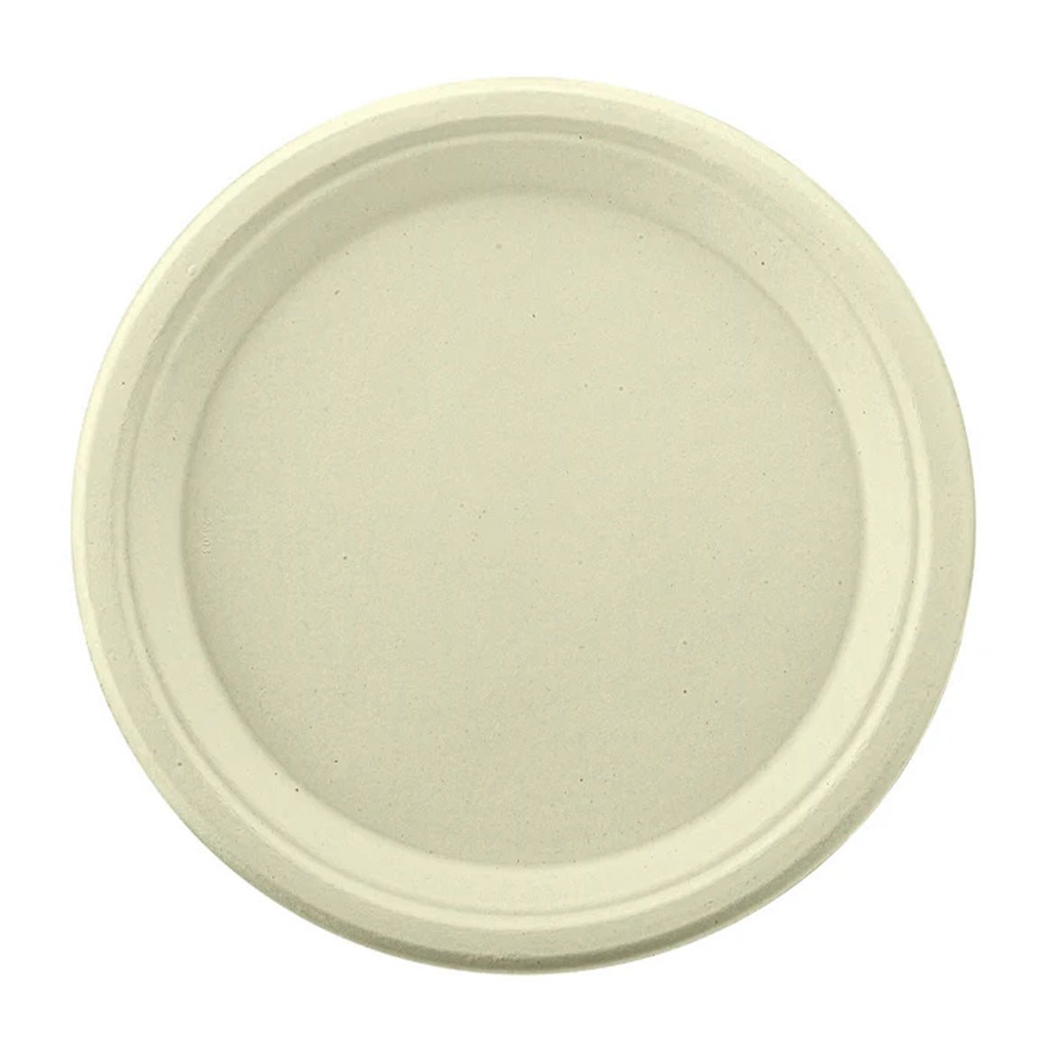 [1,000ct] 6" Compostable Bagasse Plates | Round | Natural - Biocean by Danube BlueBiocean