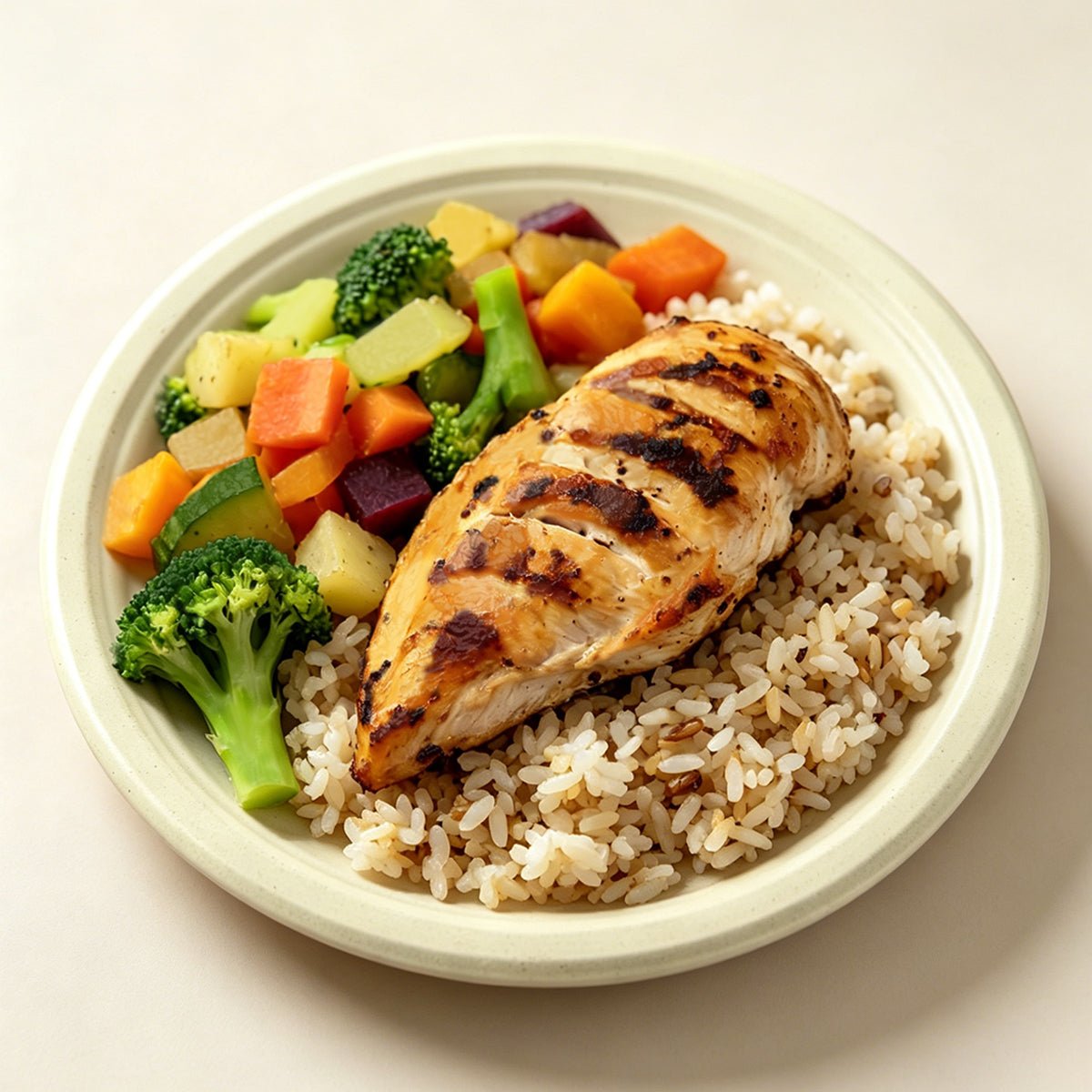 [1,000ct] 6" Compostable Bagasse Plates | Round | Natural - Biocean by Danube BlueBiocean