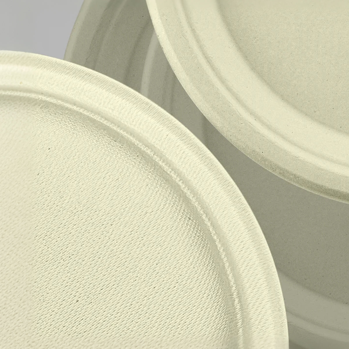 [1,000ct] 6" Compostable Bagasse Plates | Round | Natural - Biocean by Danube BlueBiocean