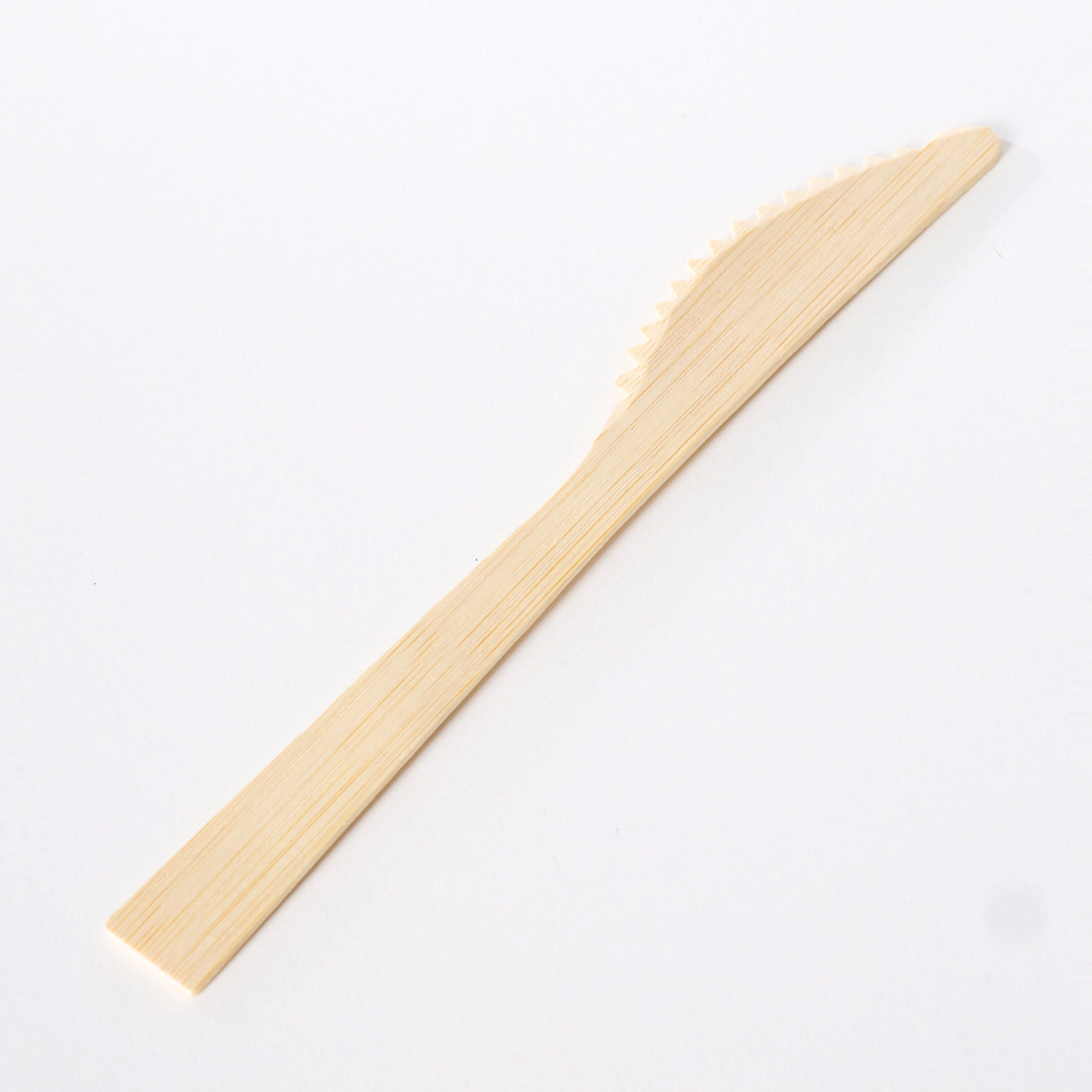 [1,000ct] 6.7" Compostable Bamboo Knife | Brown - Biocean by Danube BlueBiocean