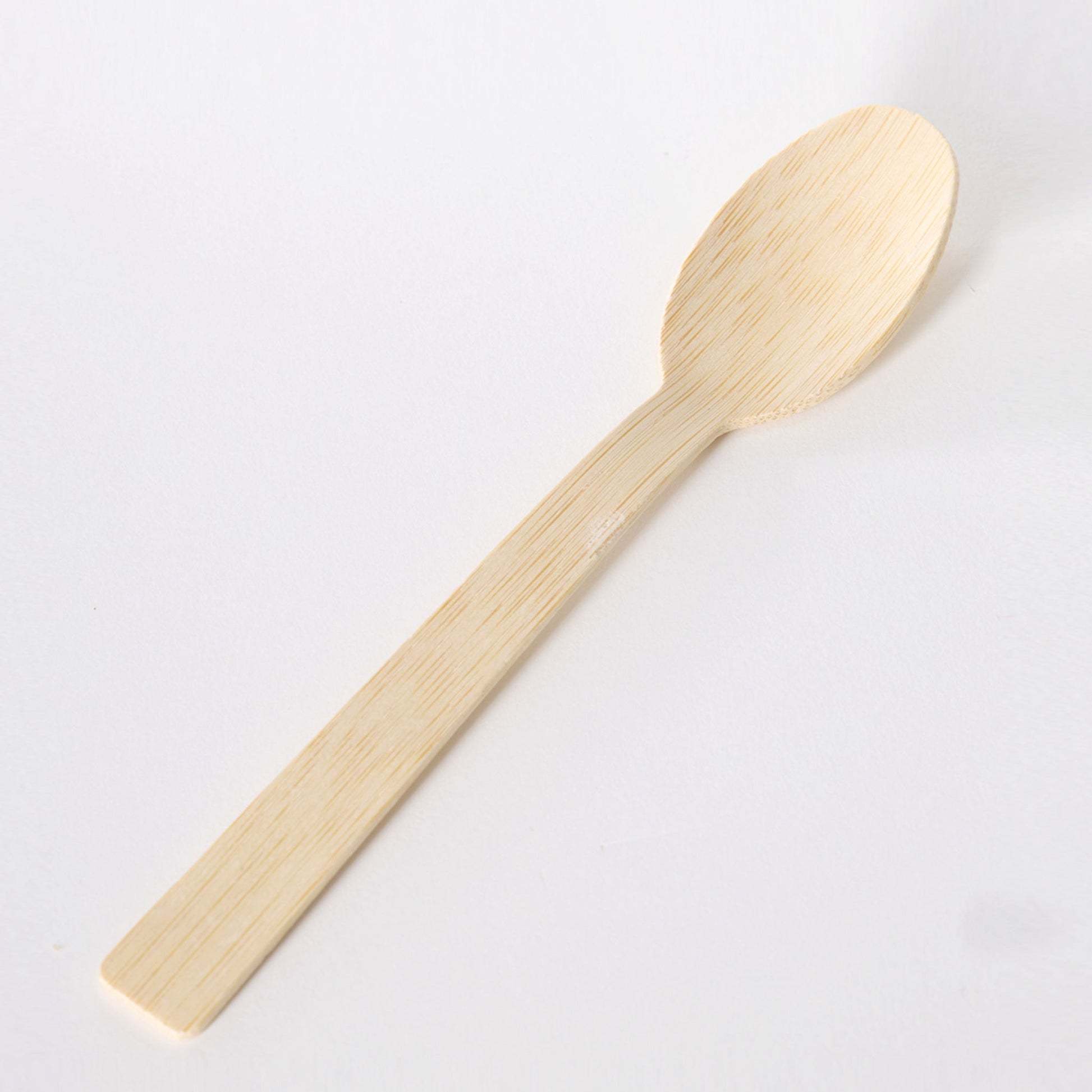 [1,000ct] 6.7" Compostable Bamboo Spoon | Brown - Biocean by Danube BlueBiocean