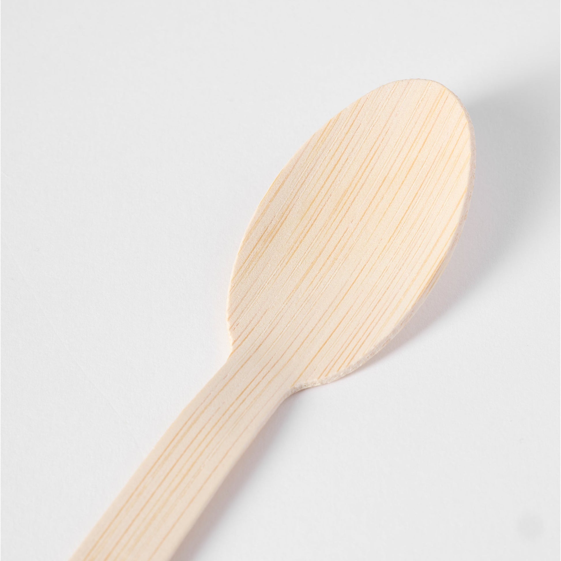 [1,000ct] 6.7" Compostable Bamboo Spoon | Brown - Biocean by Danube BlueBiocean