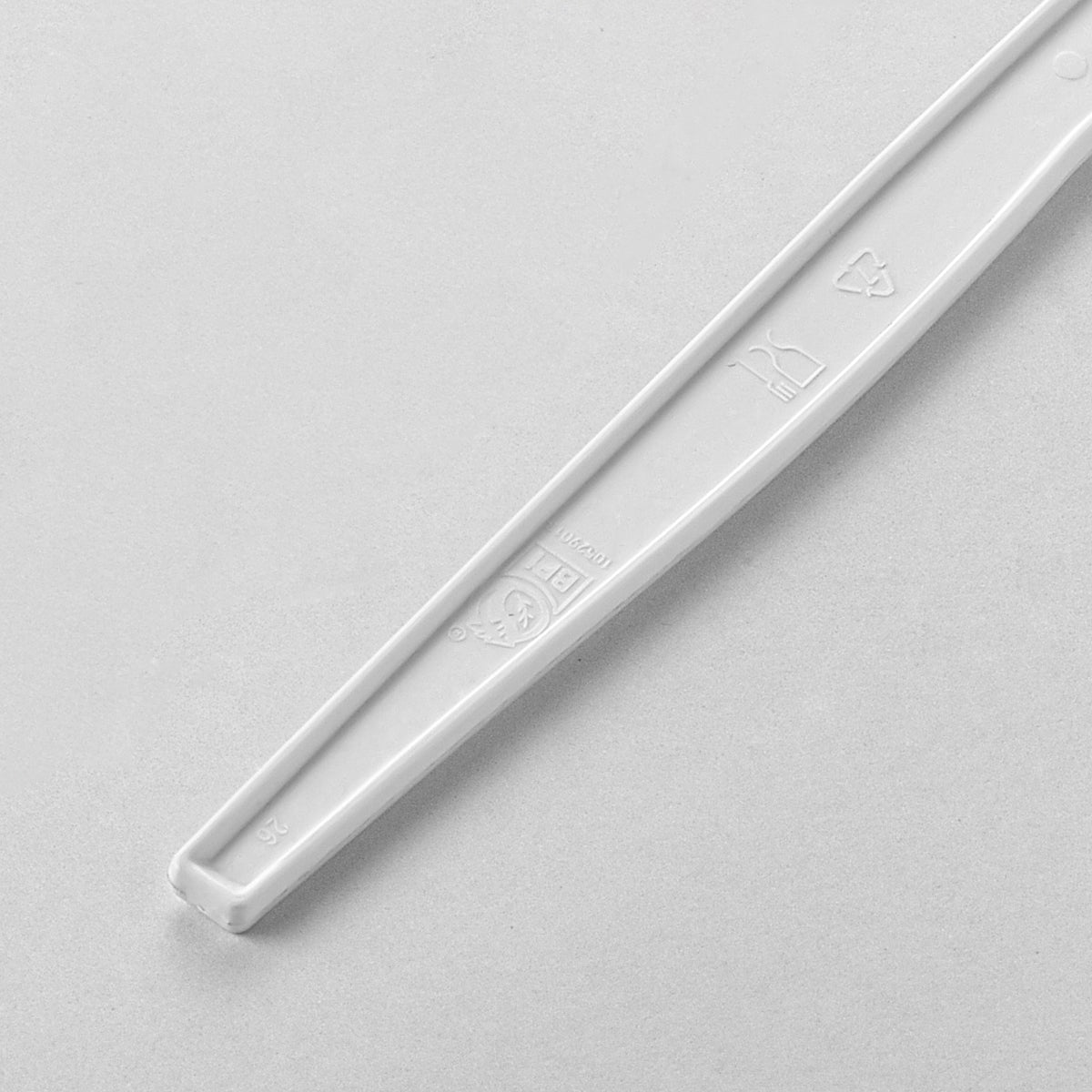 [1,000ct] PLA Heavy Weight Knives | White - Biocean by Danube BlueBiocean