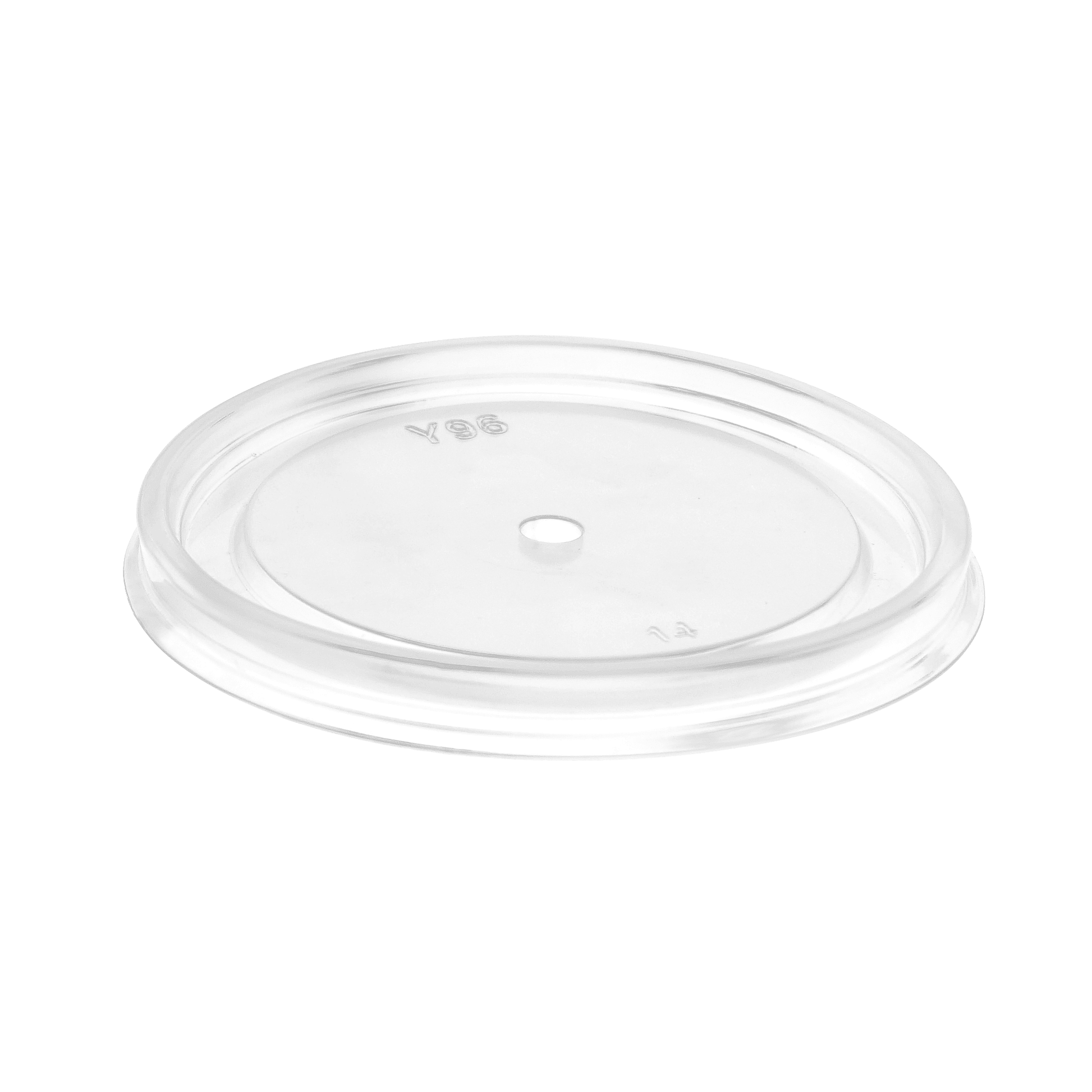 [1,000ct] PP Plastic Food Cup Lids | Clear - Biocean by Danube BlueBiocean