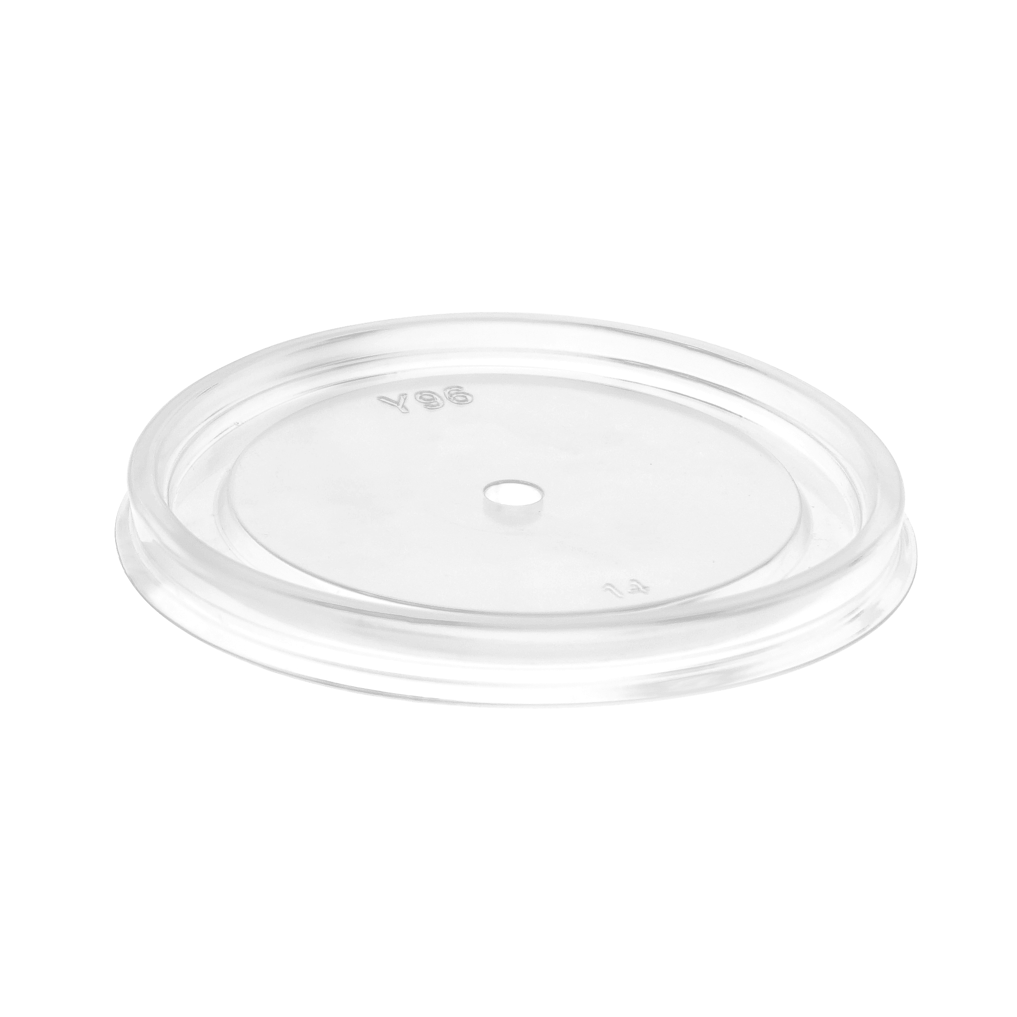 [1,000ct] PP Plastic Food Cup Lids | Clear - Biocean by Danube BlueBiocean