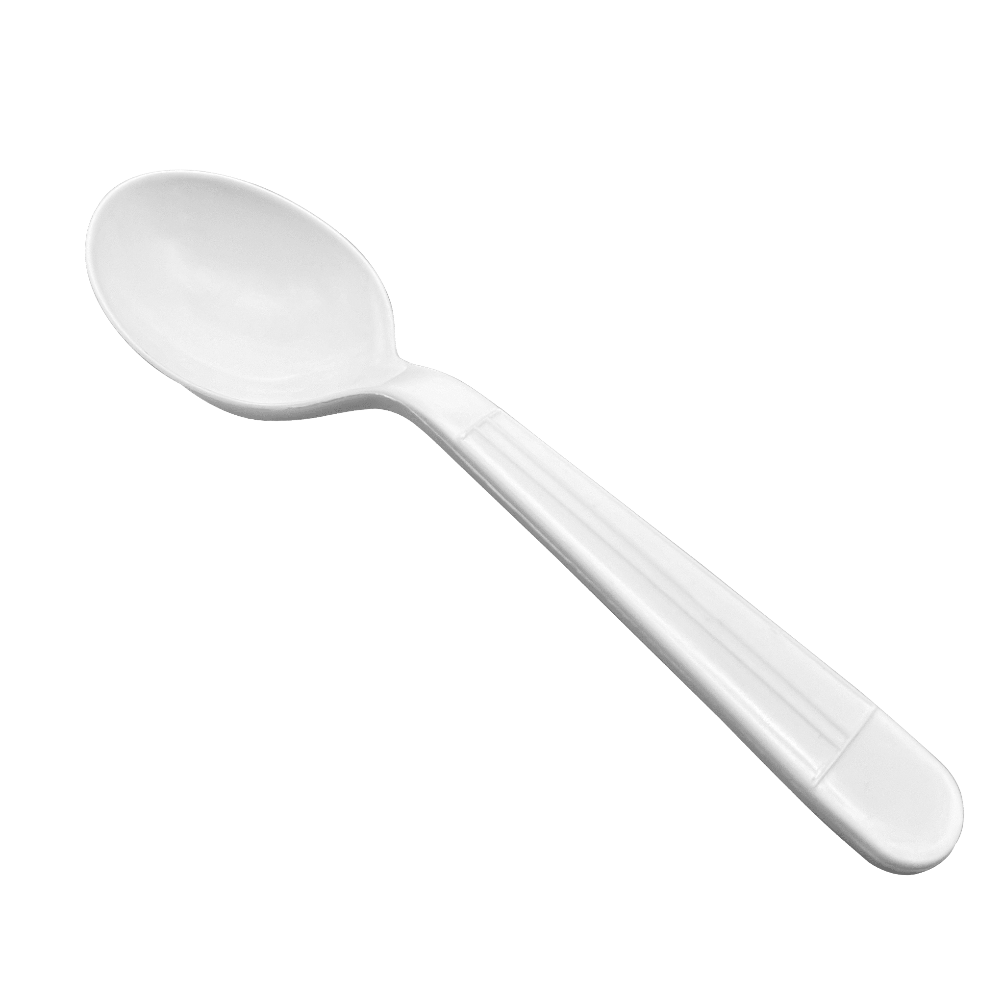 [1,000ct] PP Plastic Heavy Weight Soup Spoons | White - Biocean by Danube BlueBiocean