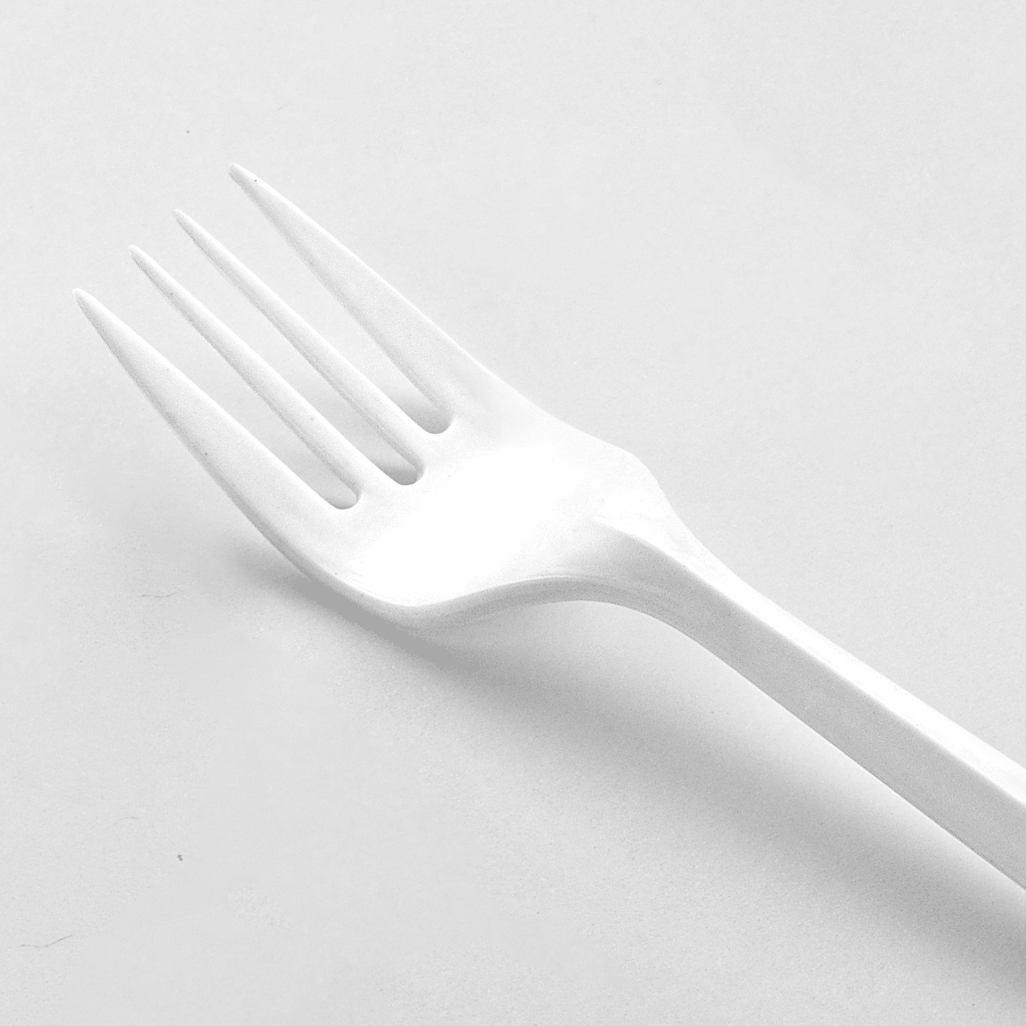 [1,000ct] PP Plastic Medium Weight Cutlery Kits(Fork,Napkin) | White - Biocean by Danube BlueBiocean