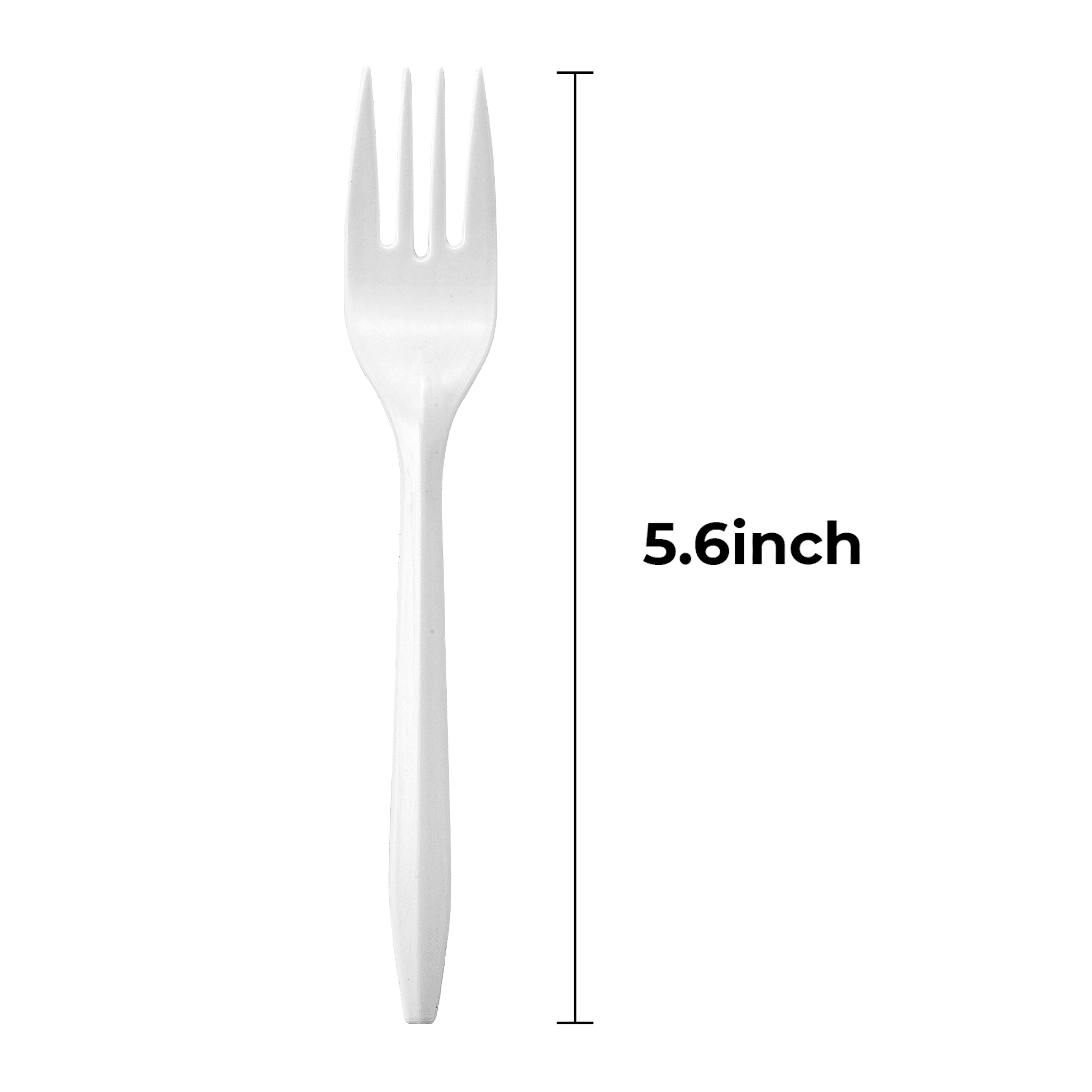 [1,000ct] PP Plastic Medium Weight Cutlery Kits(Fork,Napkin) | White - Biocean by Danube BlueBiocean