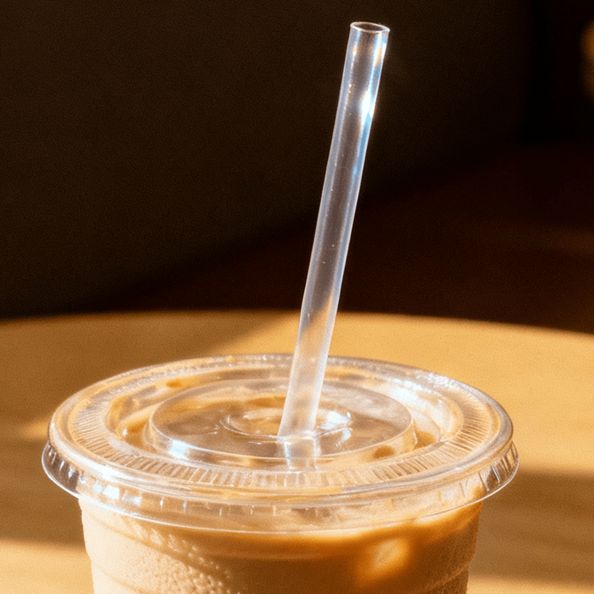 [1,2000ct] 7.8" PP Plastic Paper Wrapped Jumbo Straws | Clear - Biocean by Danube BlueBiocean