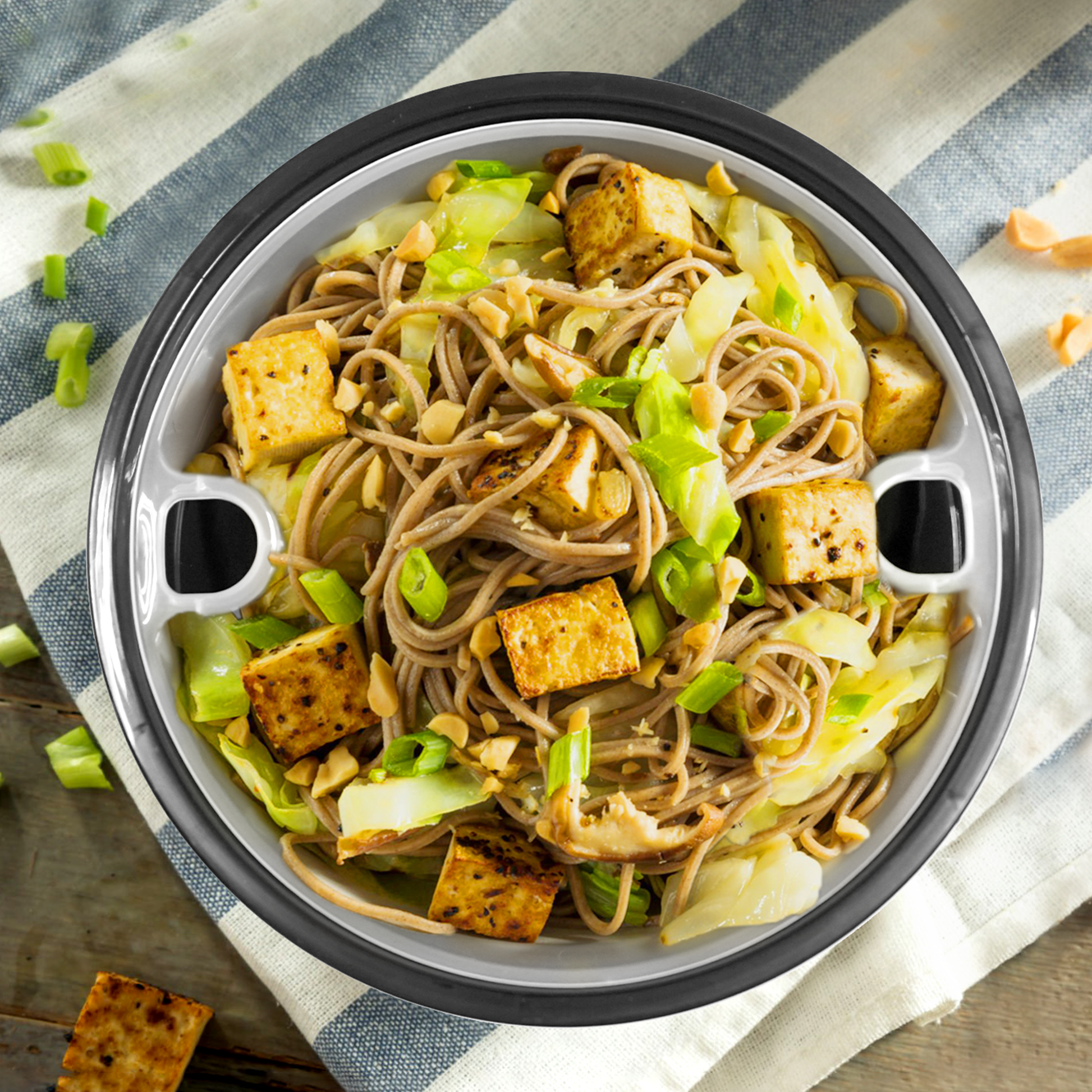 [120ct] 48oz PP Plastic Microwaveable Heavy Weight Noodle Bowl | Black - Biocean by Danube BlueBiocean