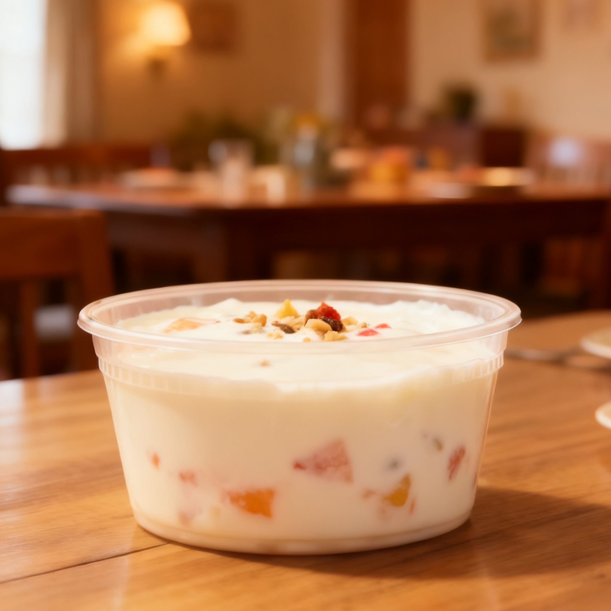 [240ct] 12oz PP Plastic Deli Containers with Lids | Clear