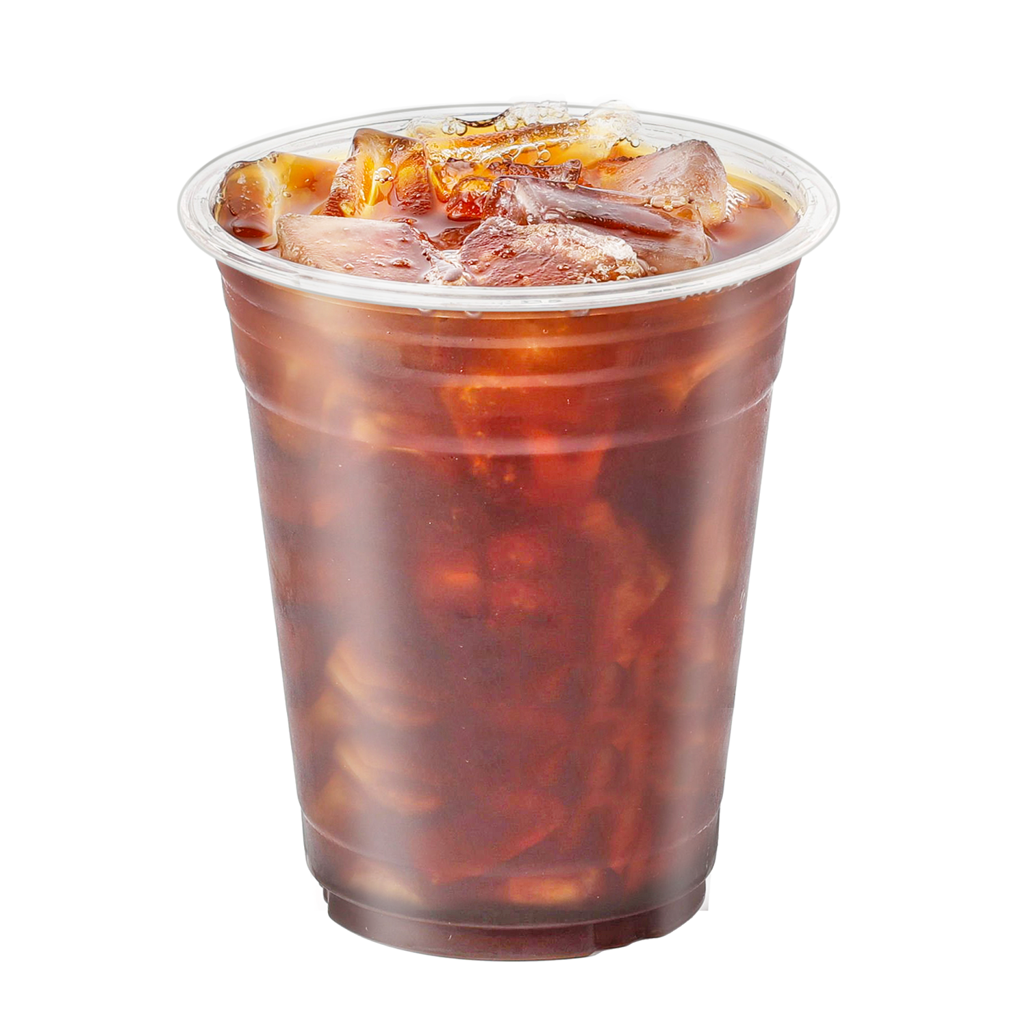 12 oz Clear PET Plastic Cold Cup with 98mm-1,000/Case