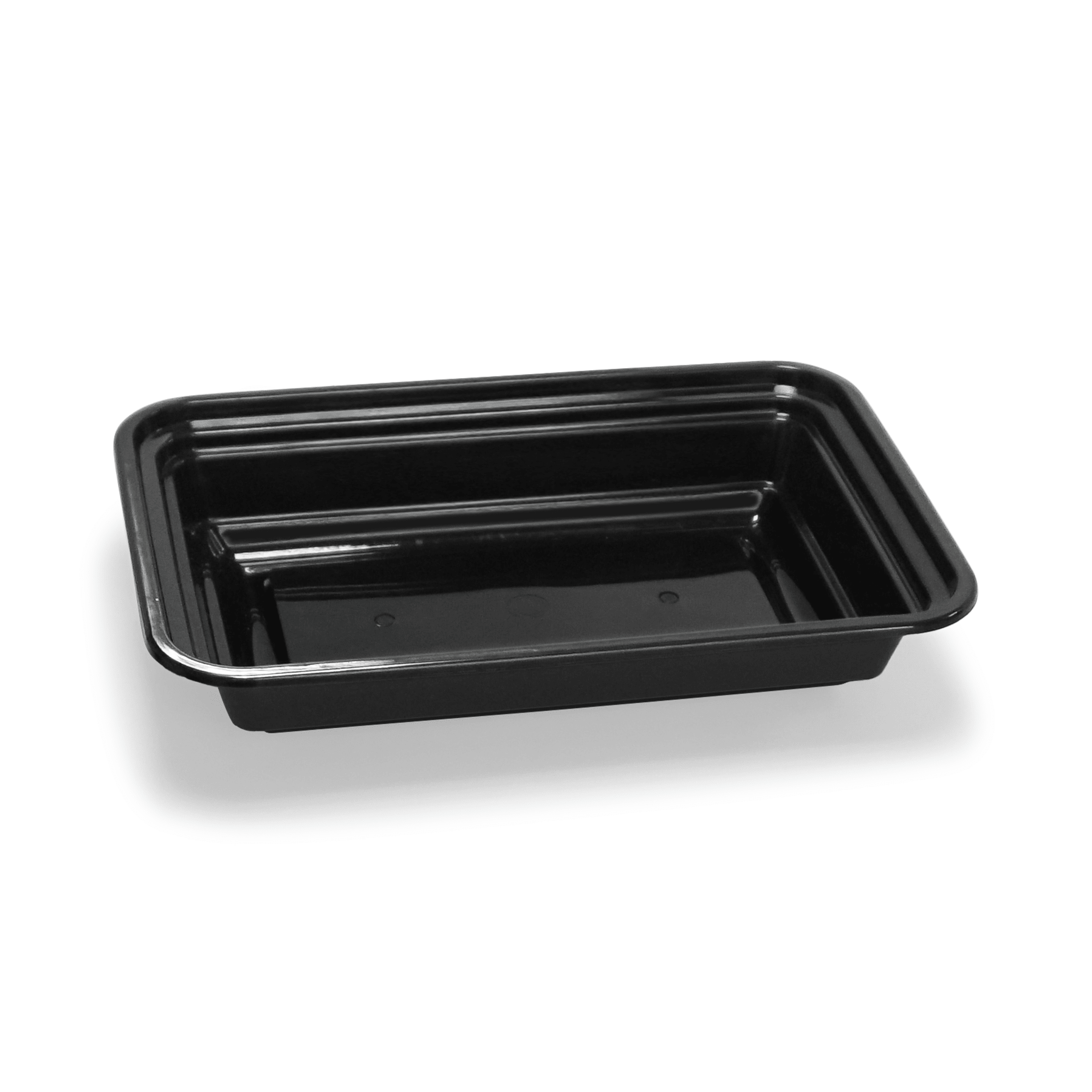 [150ct] 16 oz PP Plastic Microwavable take - out Containers & Lids | Rectangular | Black - Biocean by Danube BlueBiocean