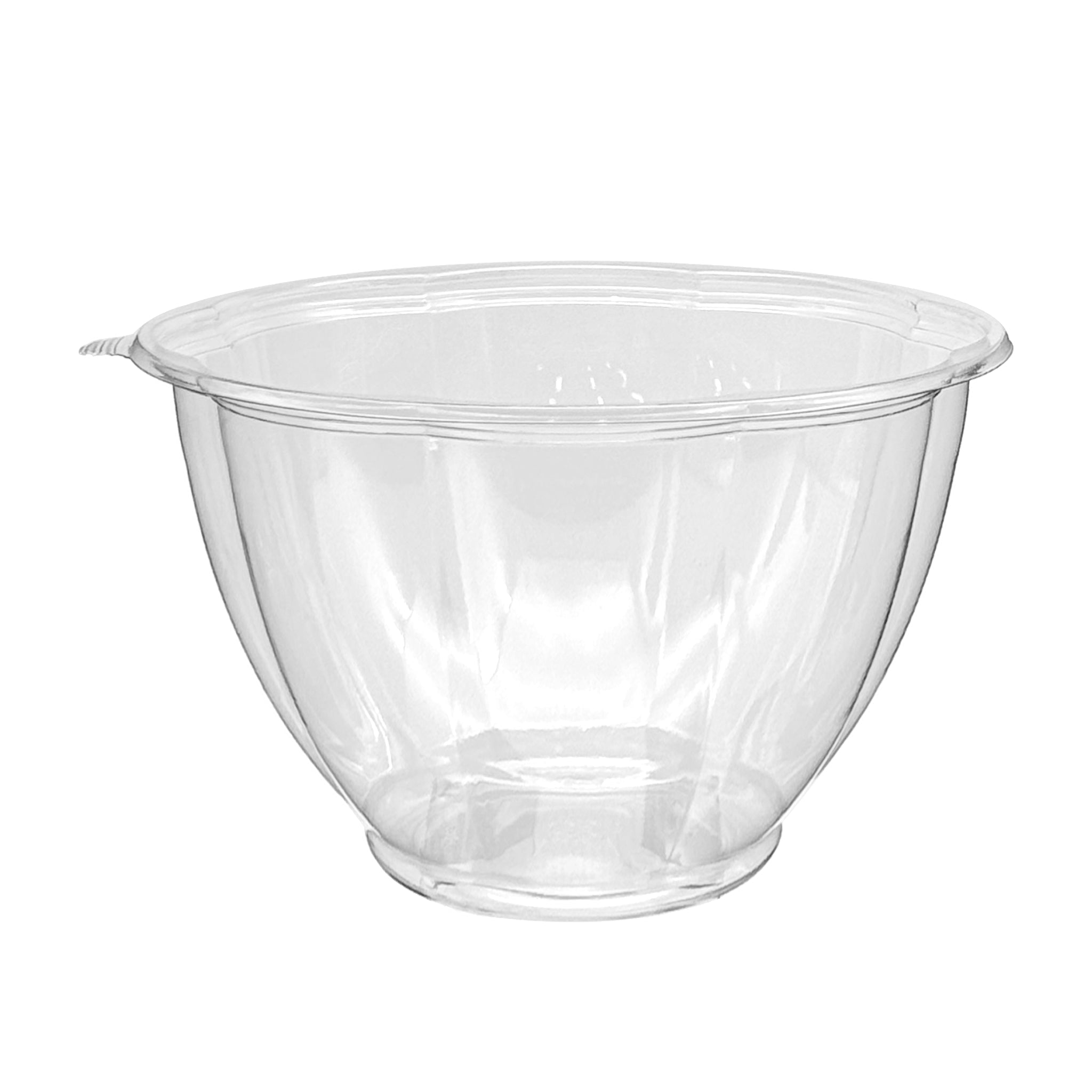 [150ct] 48oz PET Salad Bowl with Lid | Clear - Biocean by Danube BlueBiocean