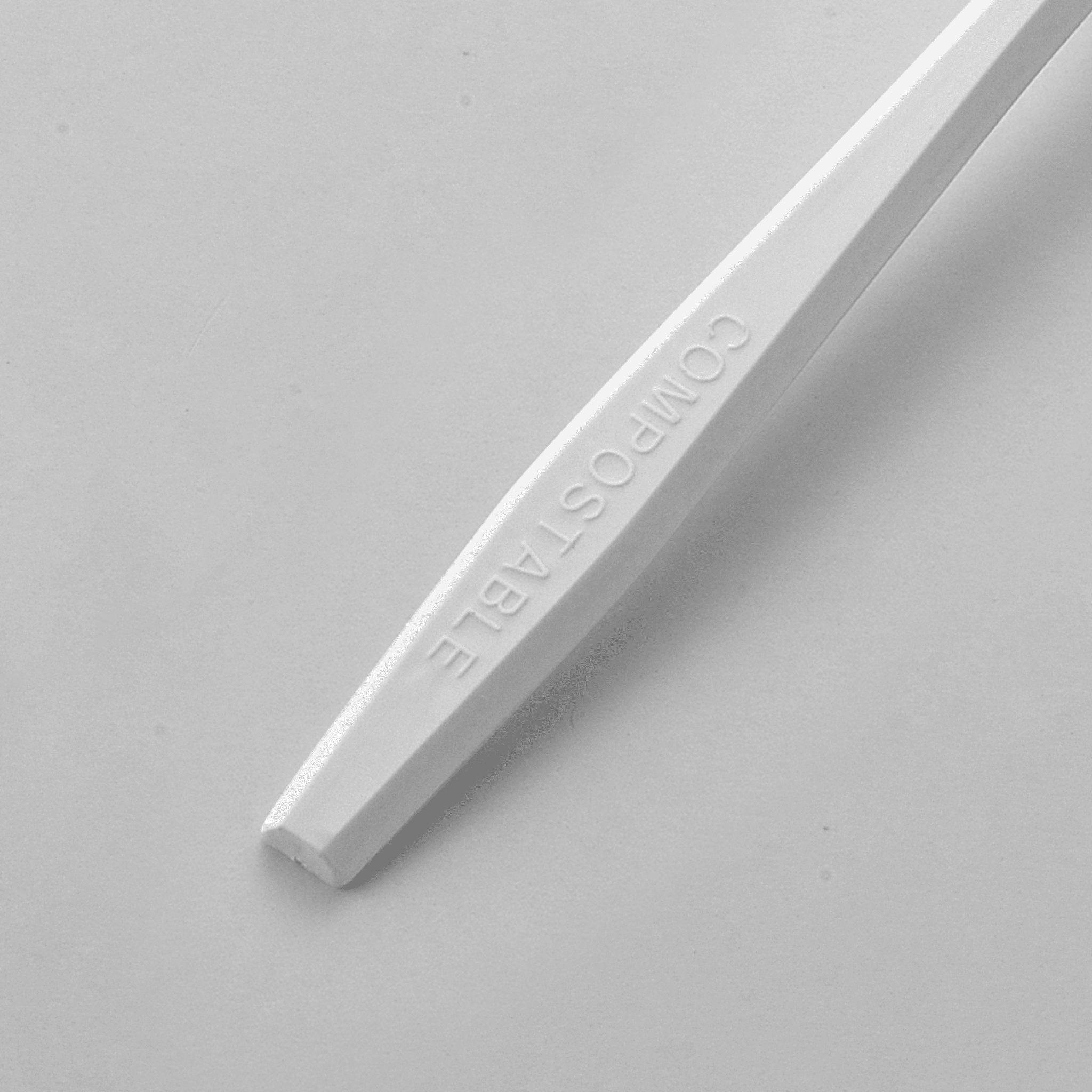 [150ct] Compostable PLA Heavy Weight Forks | Whtie - Biocean by Danube BlueBiocean