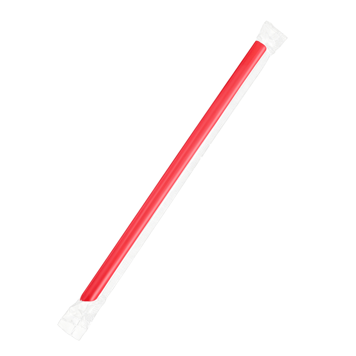 [1,600ct] 9" Pointed Cut Wrapped Smoothie Straw | Assorted Colors - Biocean by Danube BlueBiocean
