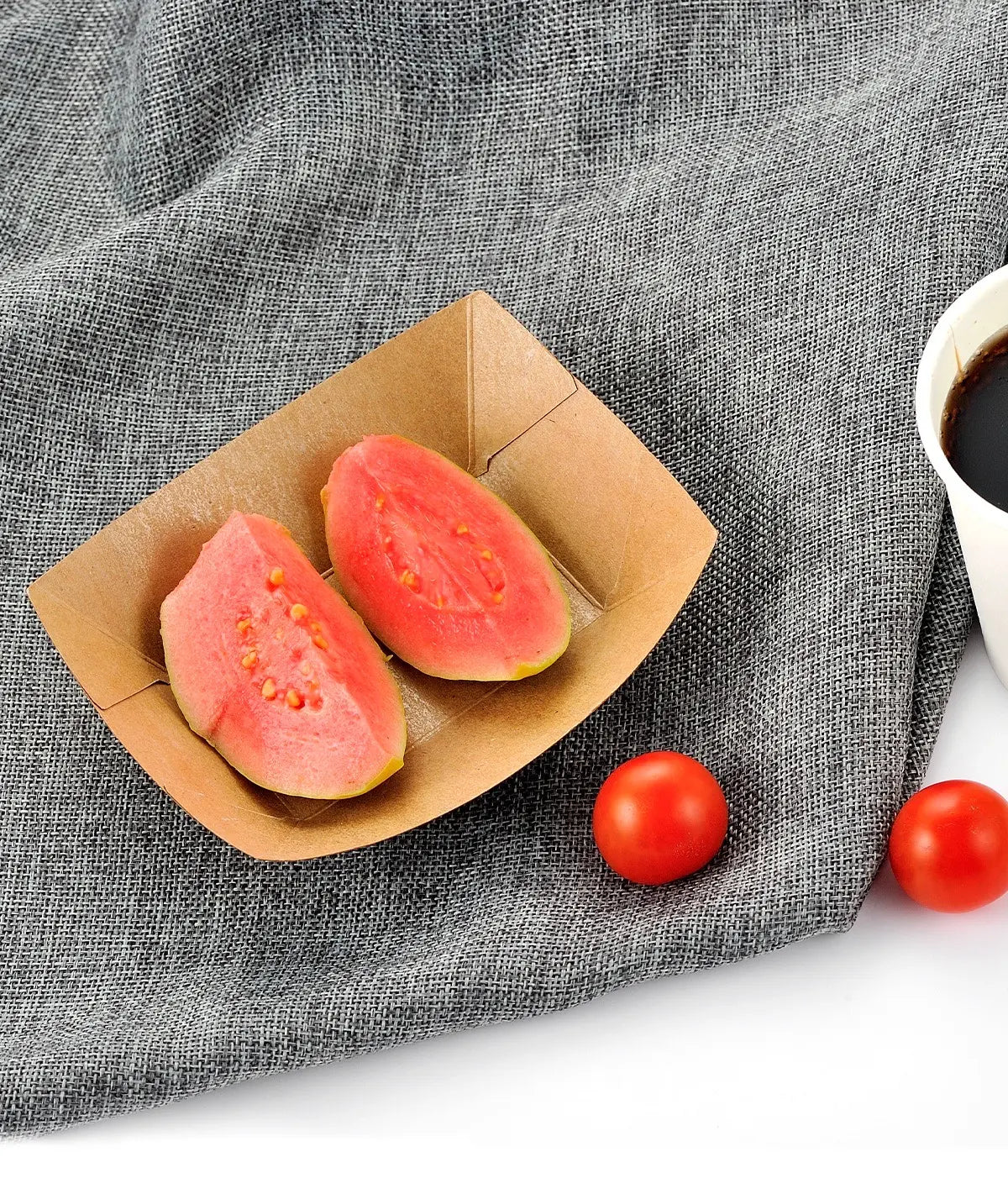 2lb Kraft Paper Food Trays 1,000/Case
