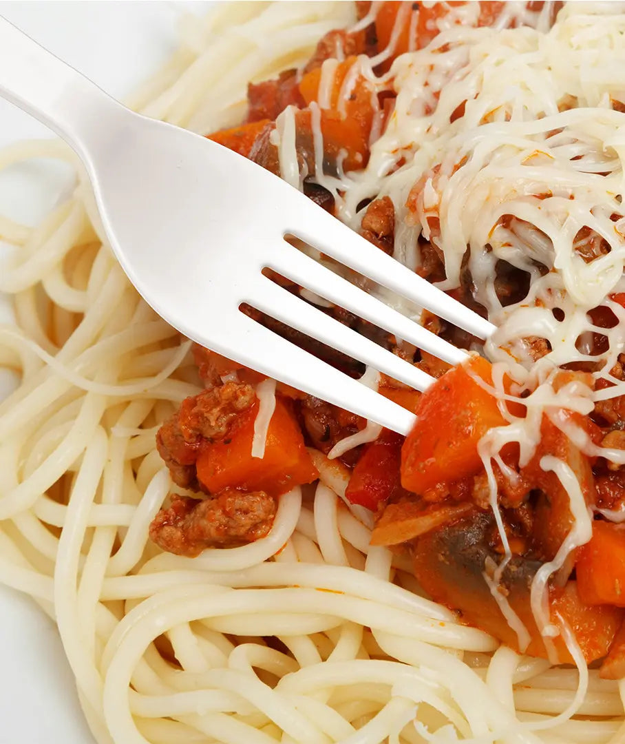 [1,000 ct] PLA Heavy Weight  Forks | White