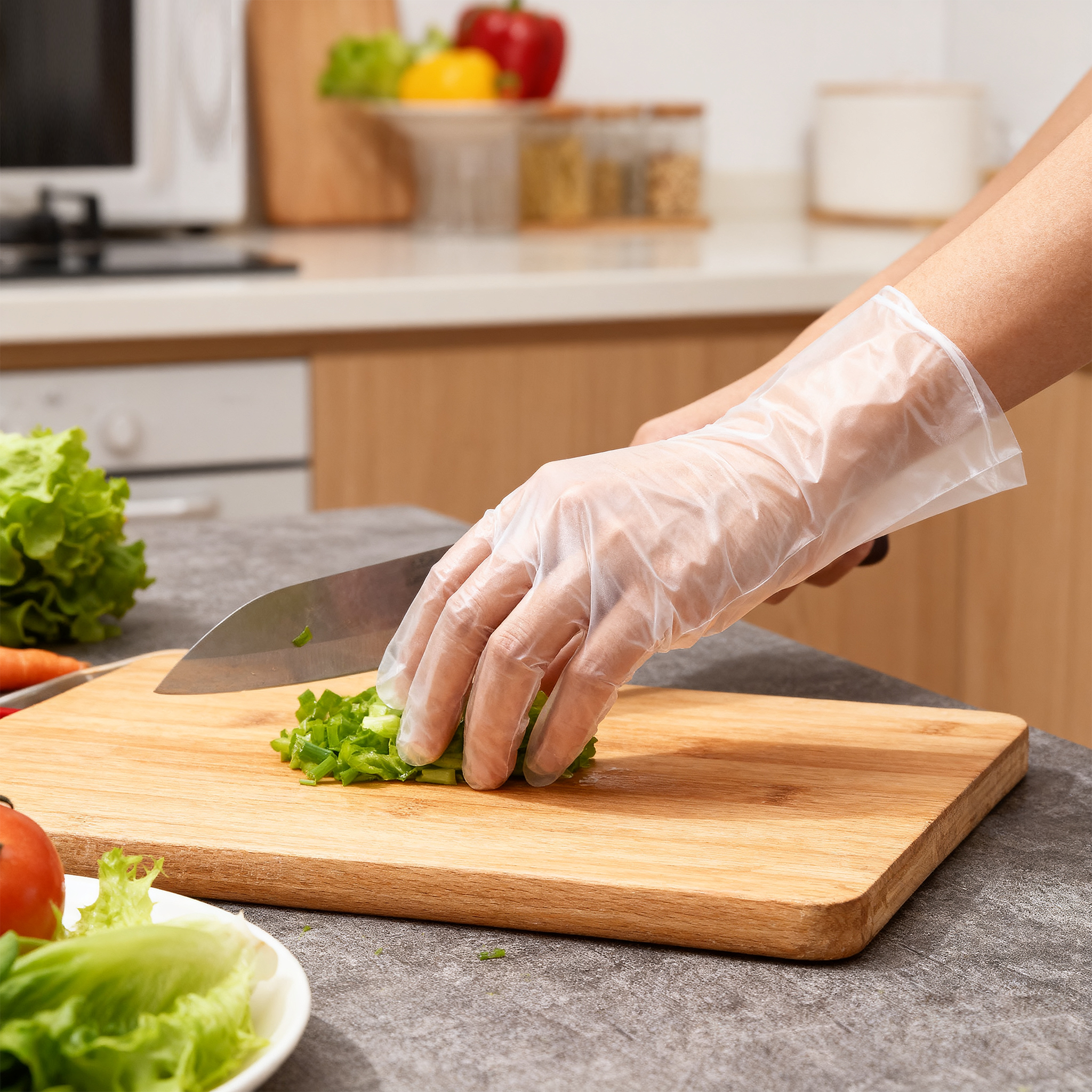 [1,000ct] Disposable CPE Gloves | X-Large | Clear