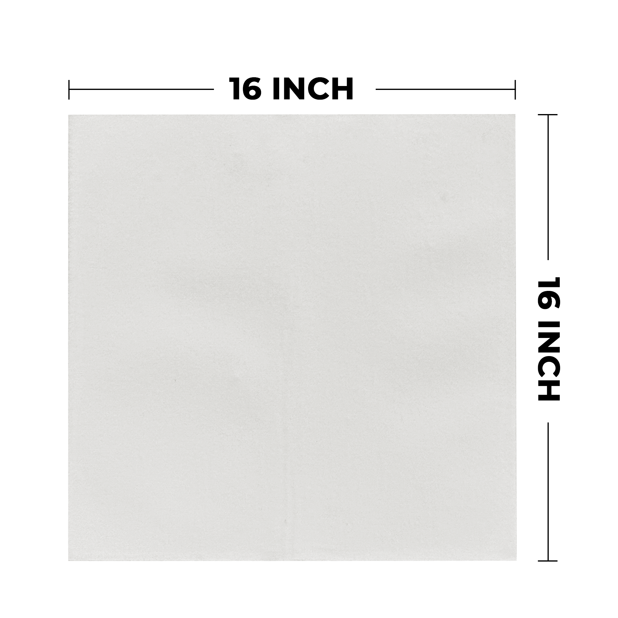 [1,000ct] 16"x16"  Airlaid Napkins | White