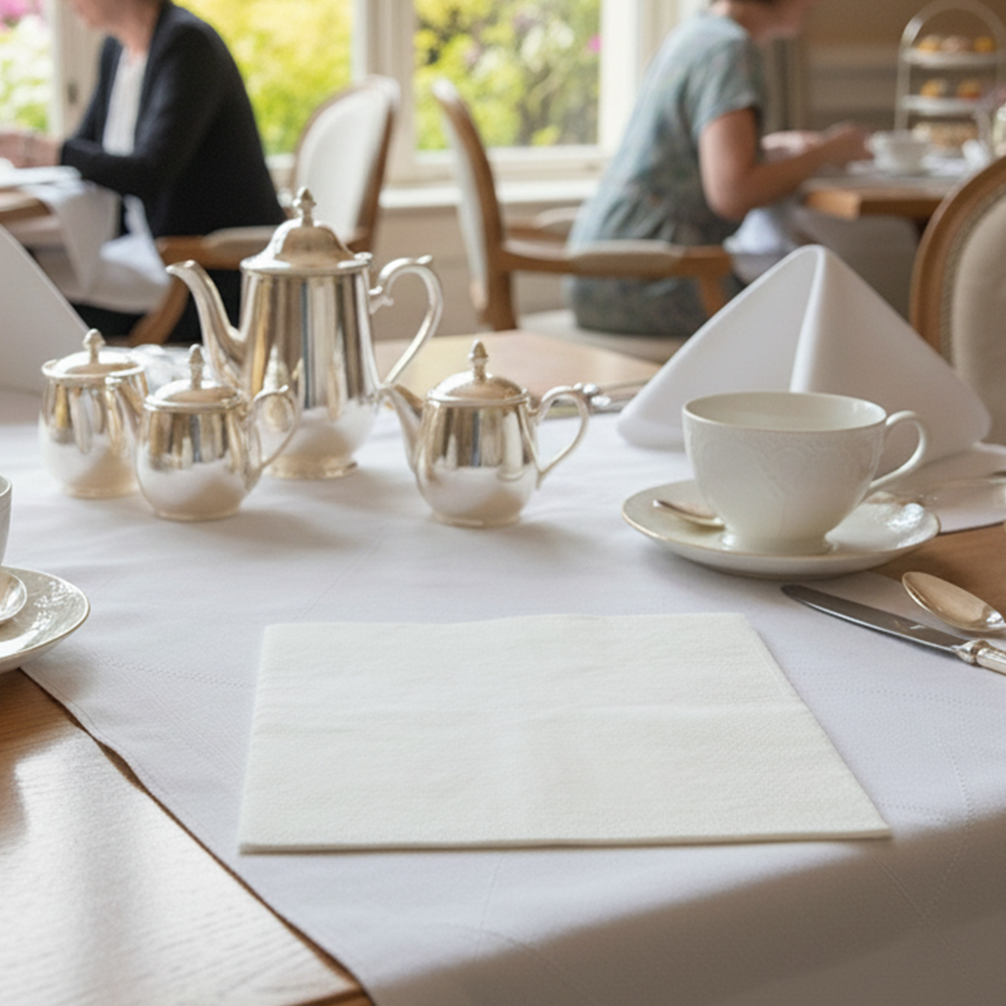 [1,000ct] 16"x16"  Airlaid Napkins | White