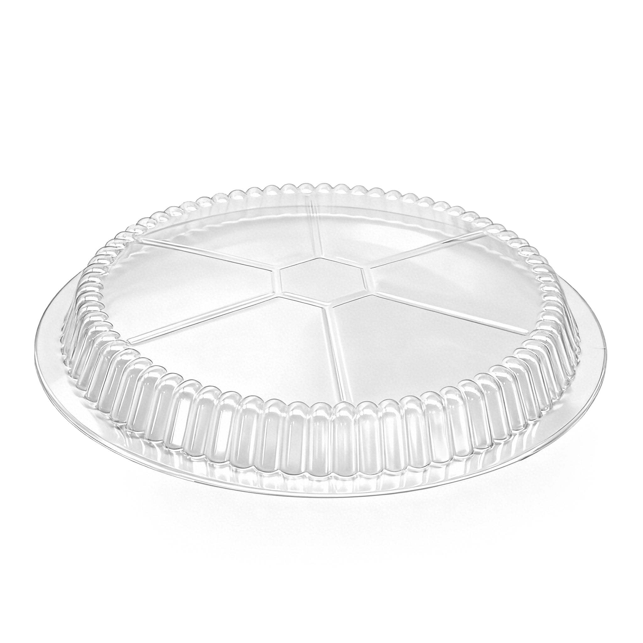 [500 ct] 9" OPS Dome Lids for Foil Pans | Round | Clear
