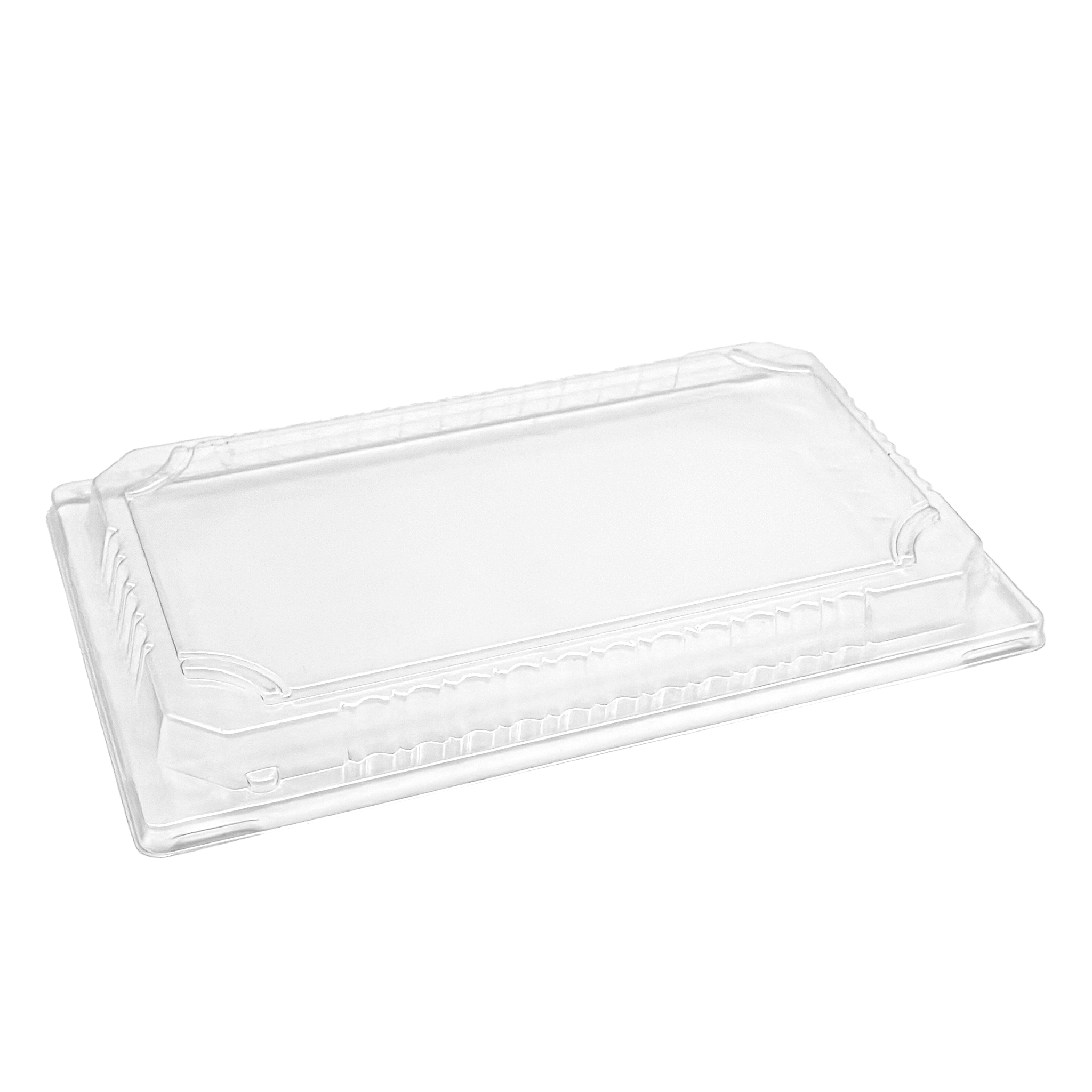 [800ct] PS Plastic 9 11/25" x 5 4/5" Sushi Tray Lid