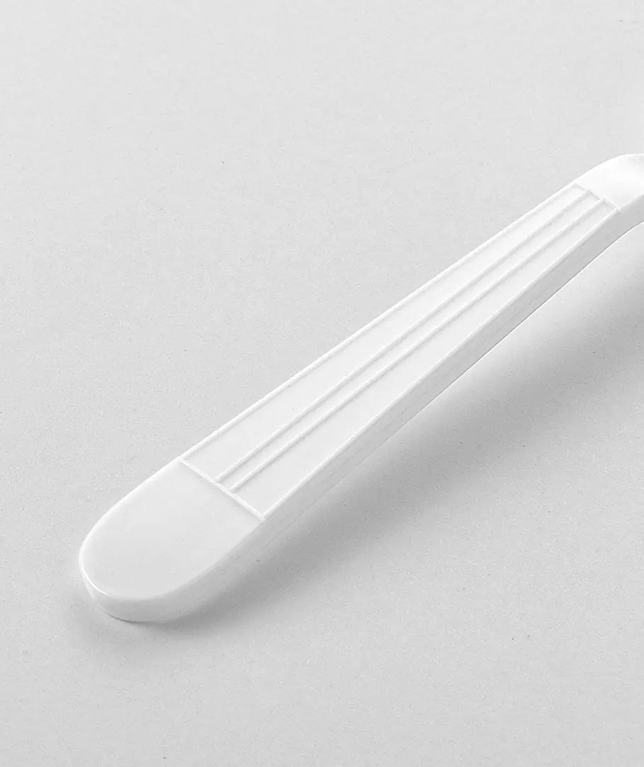 Heavy Weight White PP Plastic Wrapped Soup Spoons - 1,000/Case