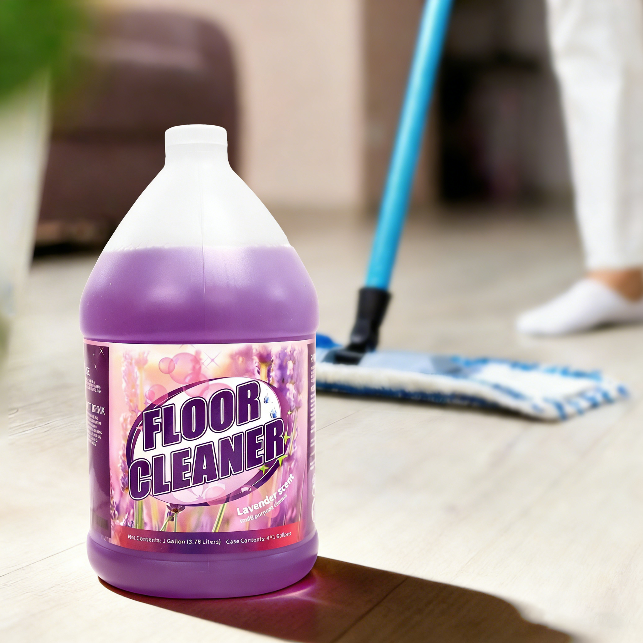 [4ct]  1 Gallon  Floor Cleaner | Lavender Scent