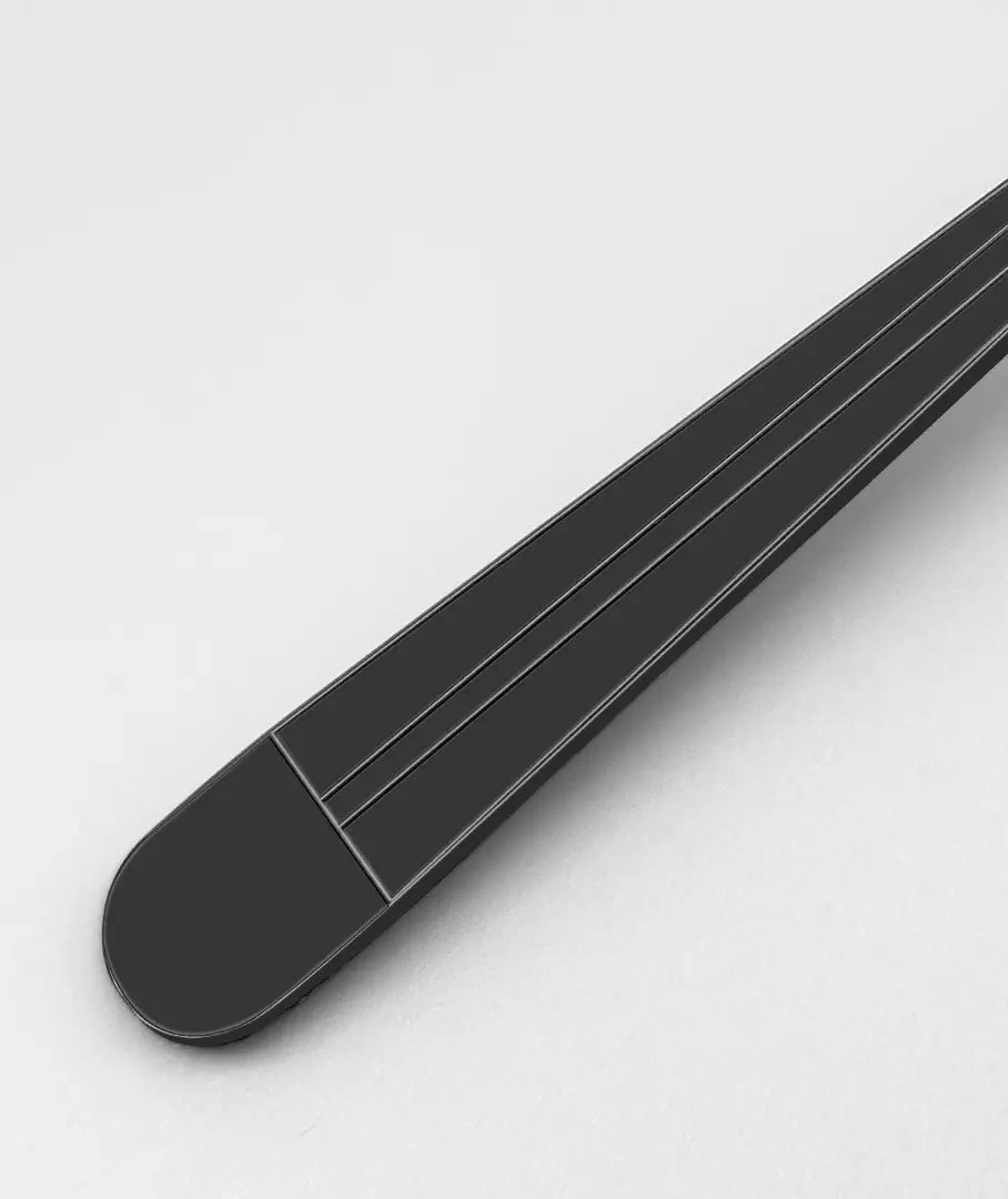 Heavy Weight Black PP Plastic Wrapped Soup Spoons - 1,000/Case