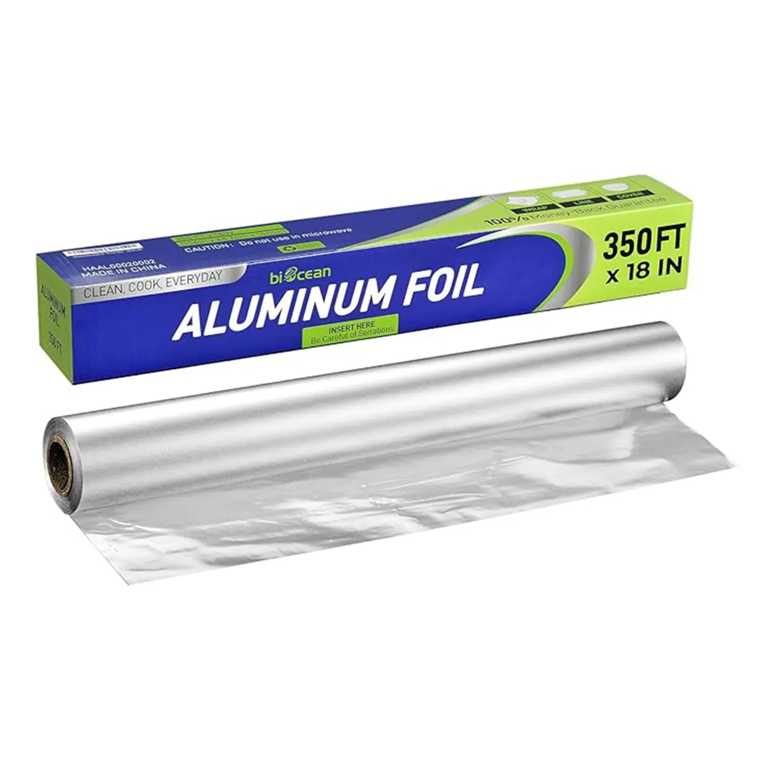 18" x 350"  Aluminum Foil Roll -6/Case