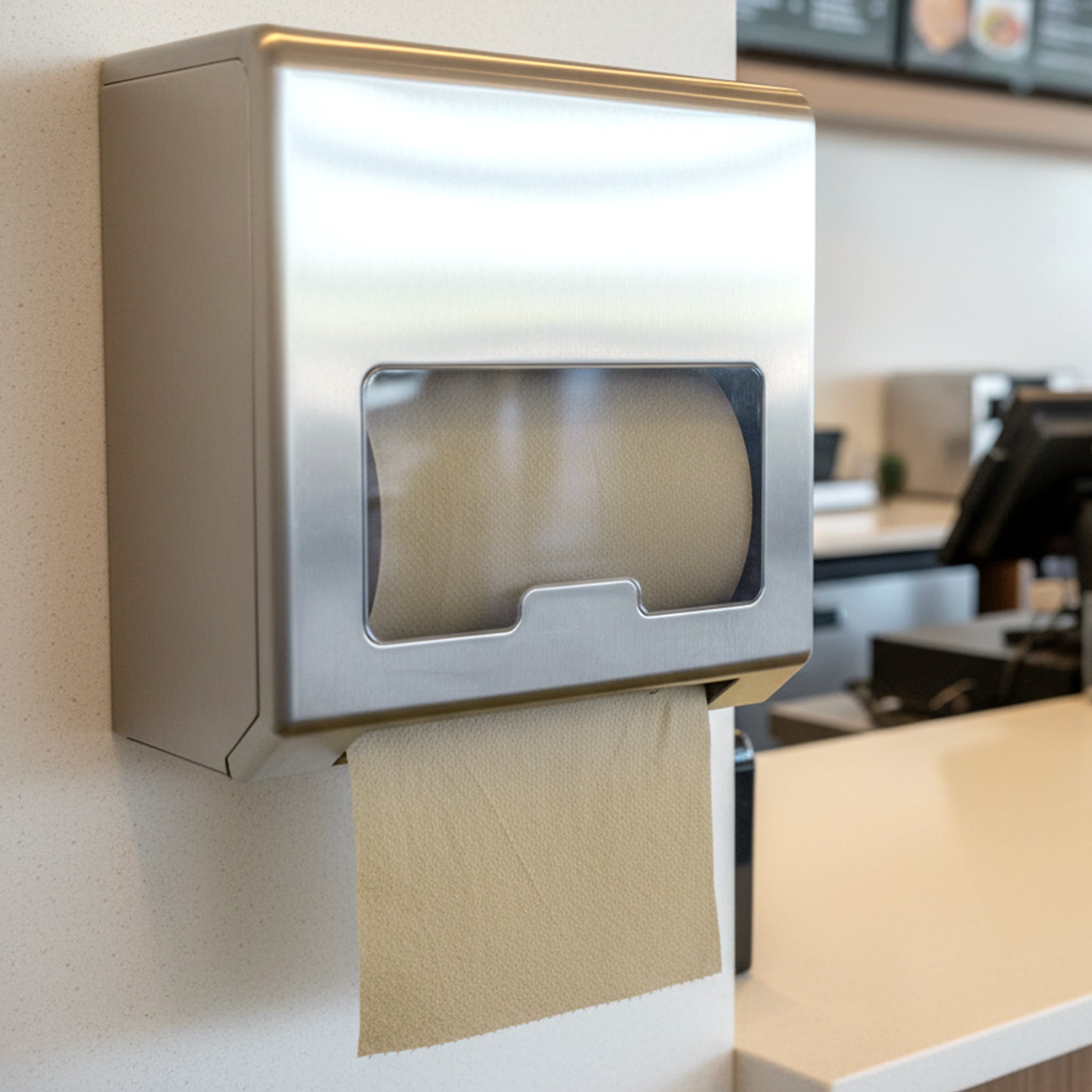 [6 Rolls] 7.8" Hardwound Roll Towels | Kraft | 800'