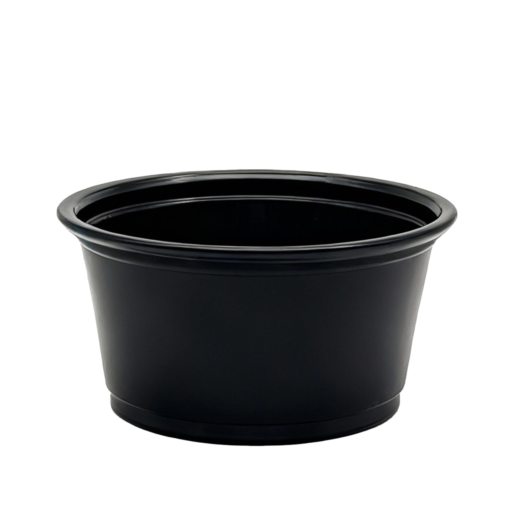 [2,500ct] 2 oz PP Plastic Portion Cups | Black