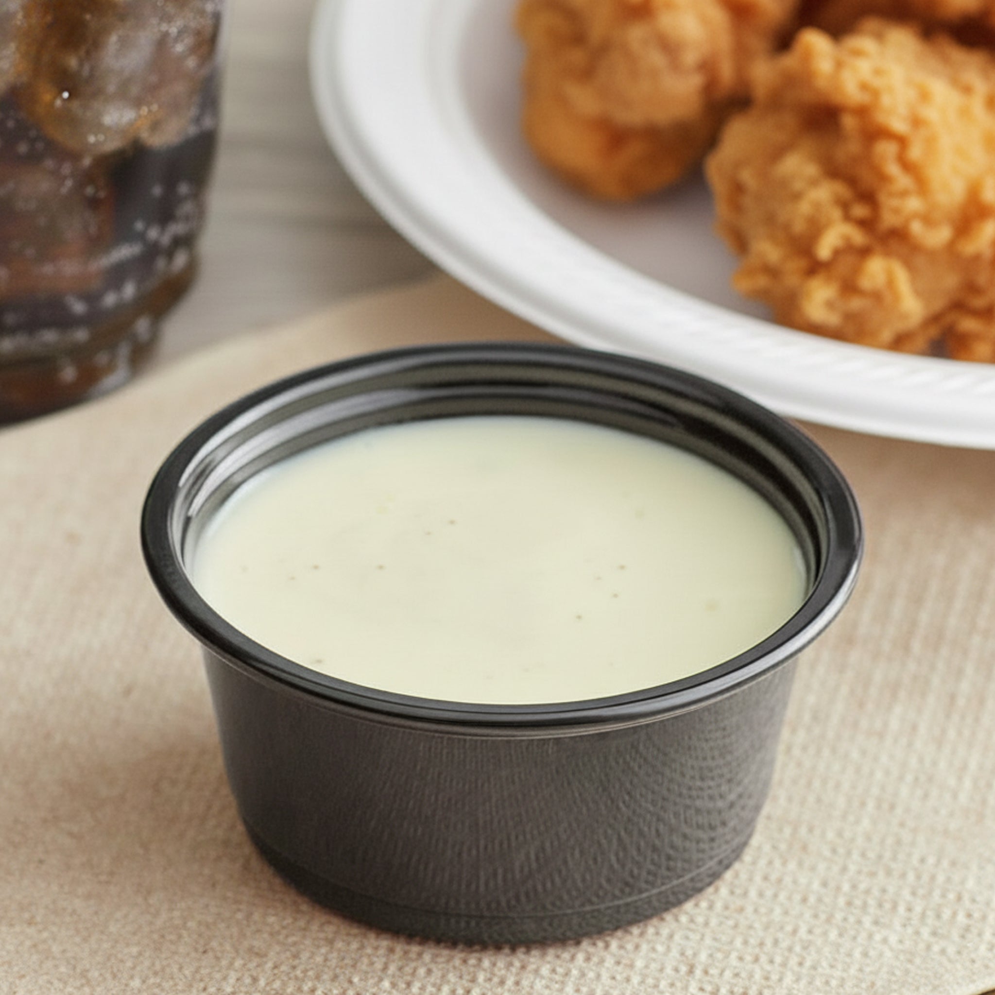 [2,500ct] 2 oz PP Plastic Portion Cups | Black