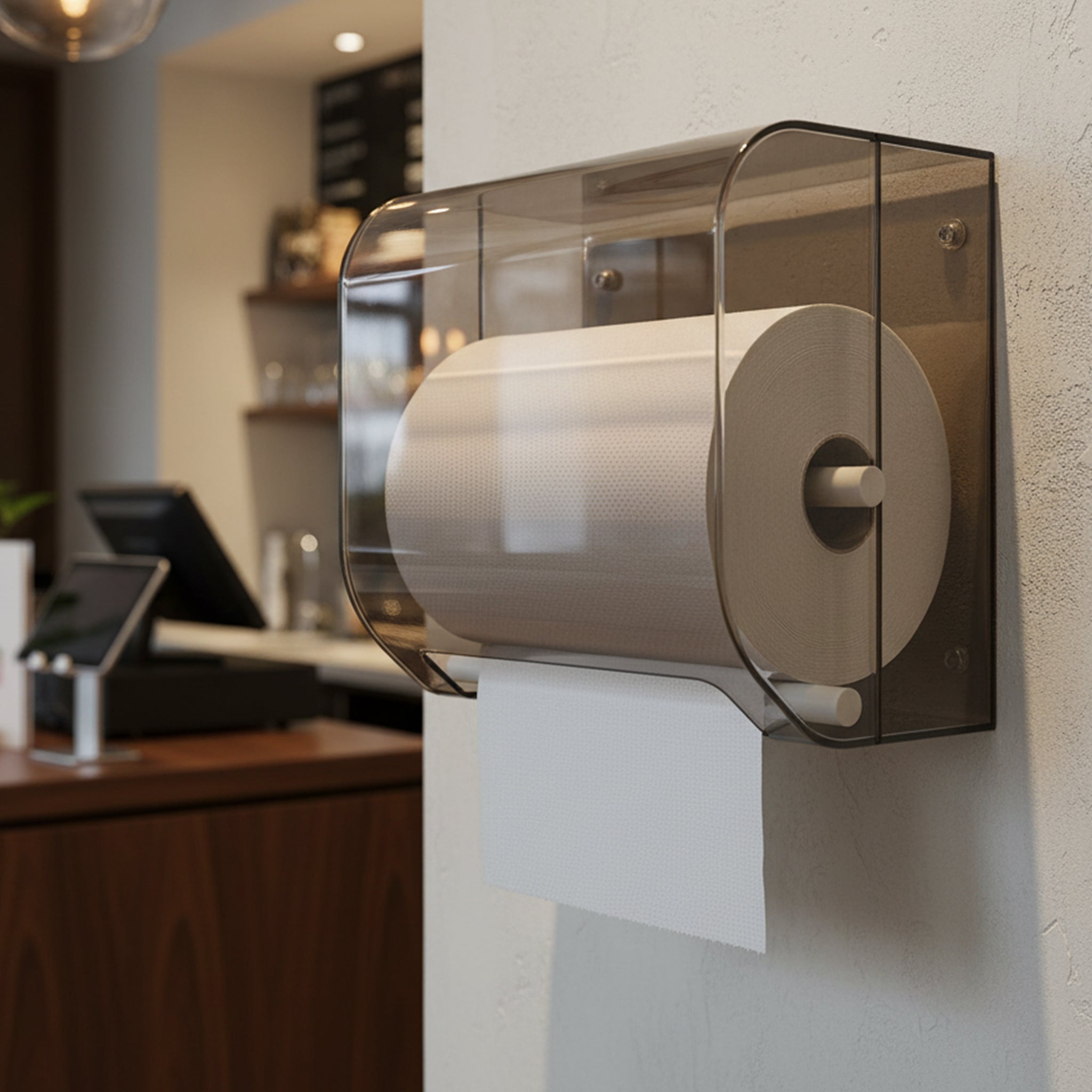 [6 Rolls] 7.8" Hardwound Roll Towels | White | 800'