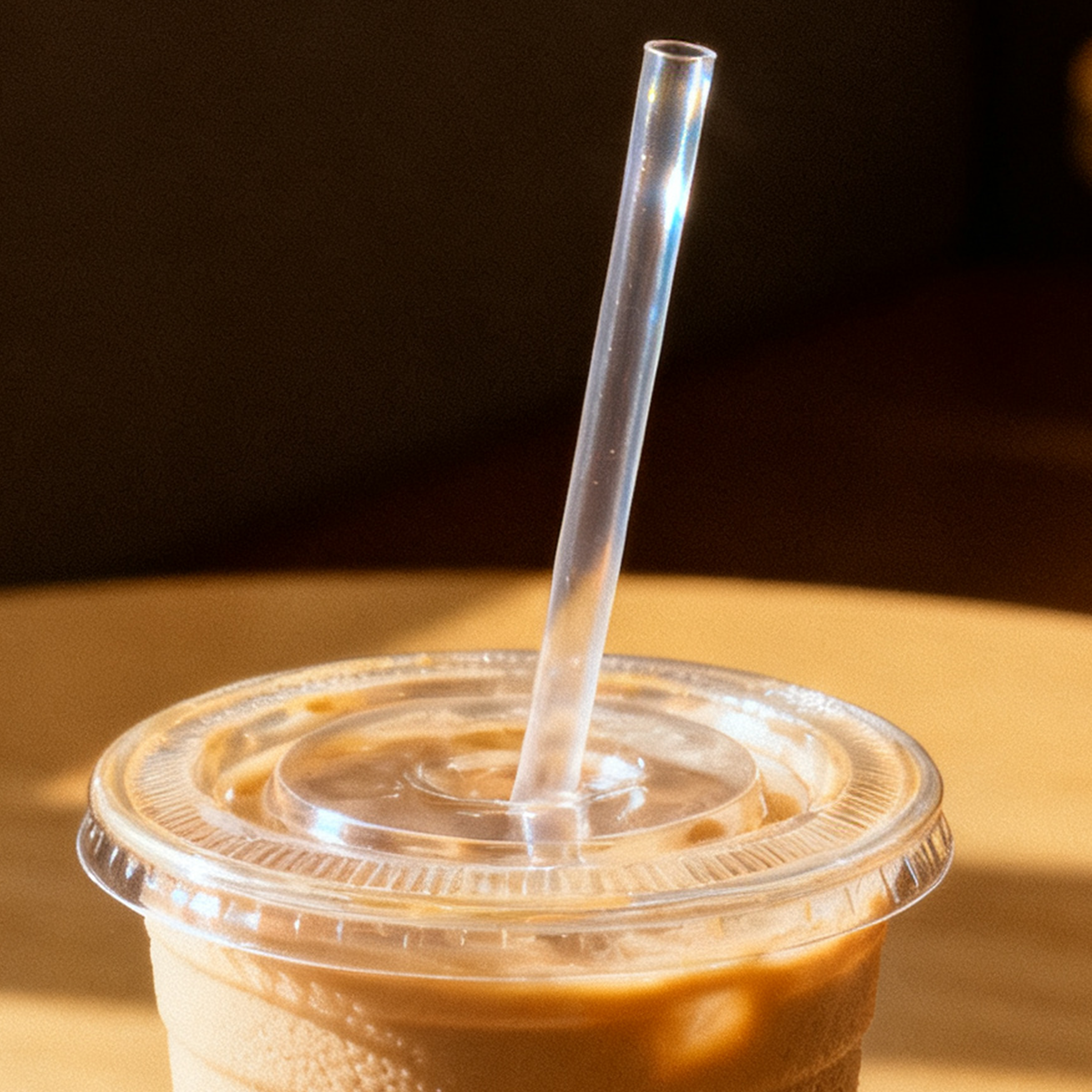 [1,2000ct] 7.8" PP Plastic Paper Wrapped Jumbo Straws | Clear