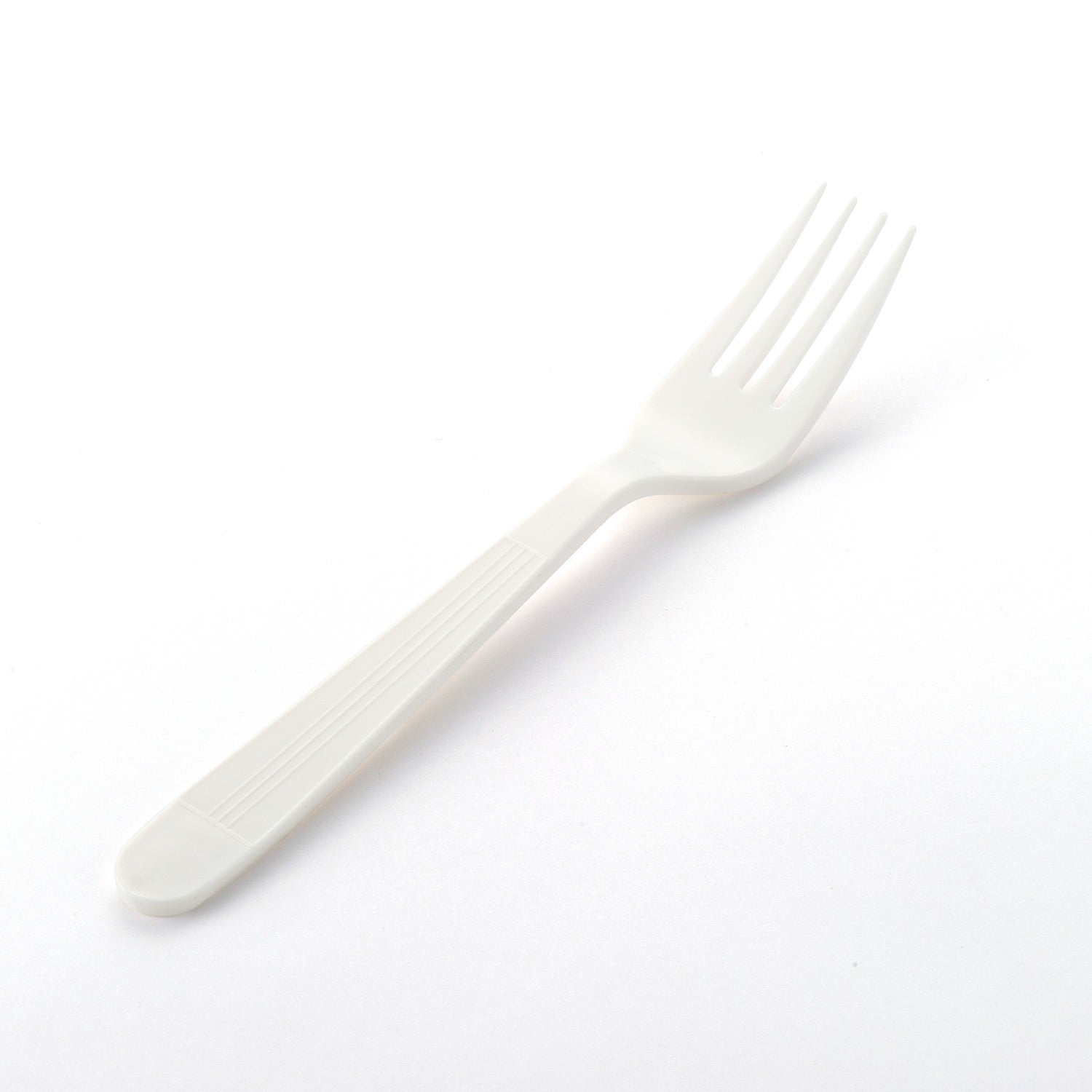 [1,000 ct] Danube Blue PP Plastic Heavy Weight  Forks | White