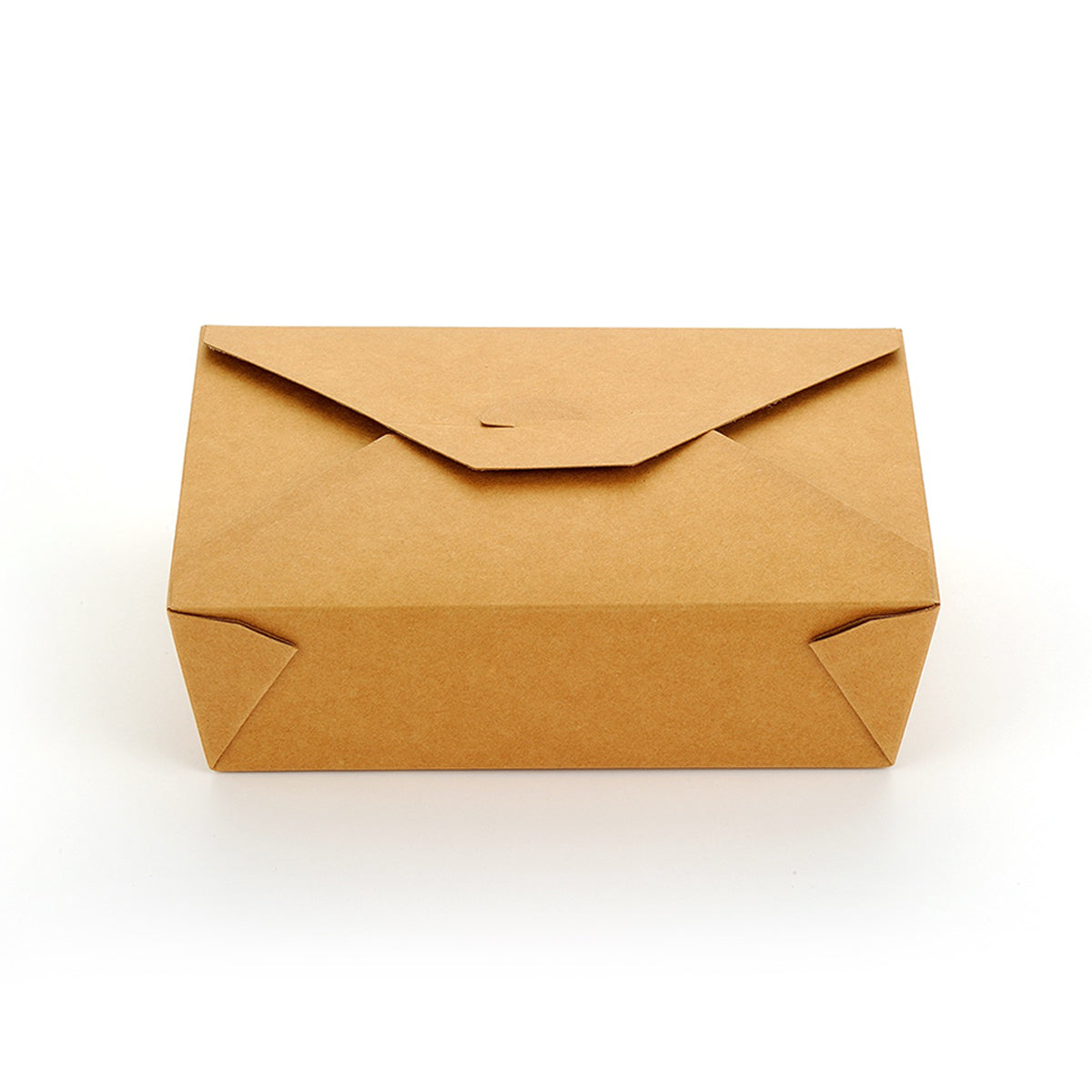 [200ct]  Kraft Microwavable Folded Paper #3 Take-Out Containers | 76oz