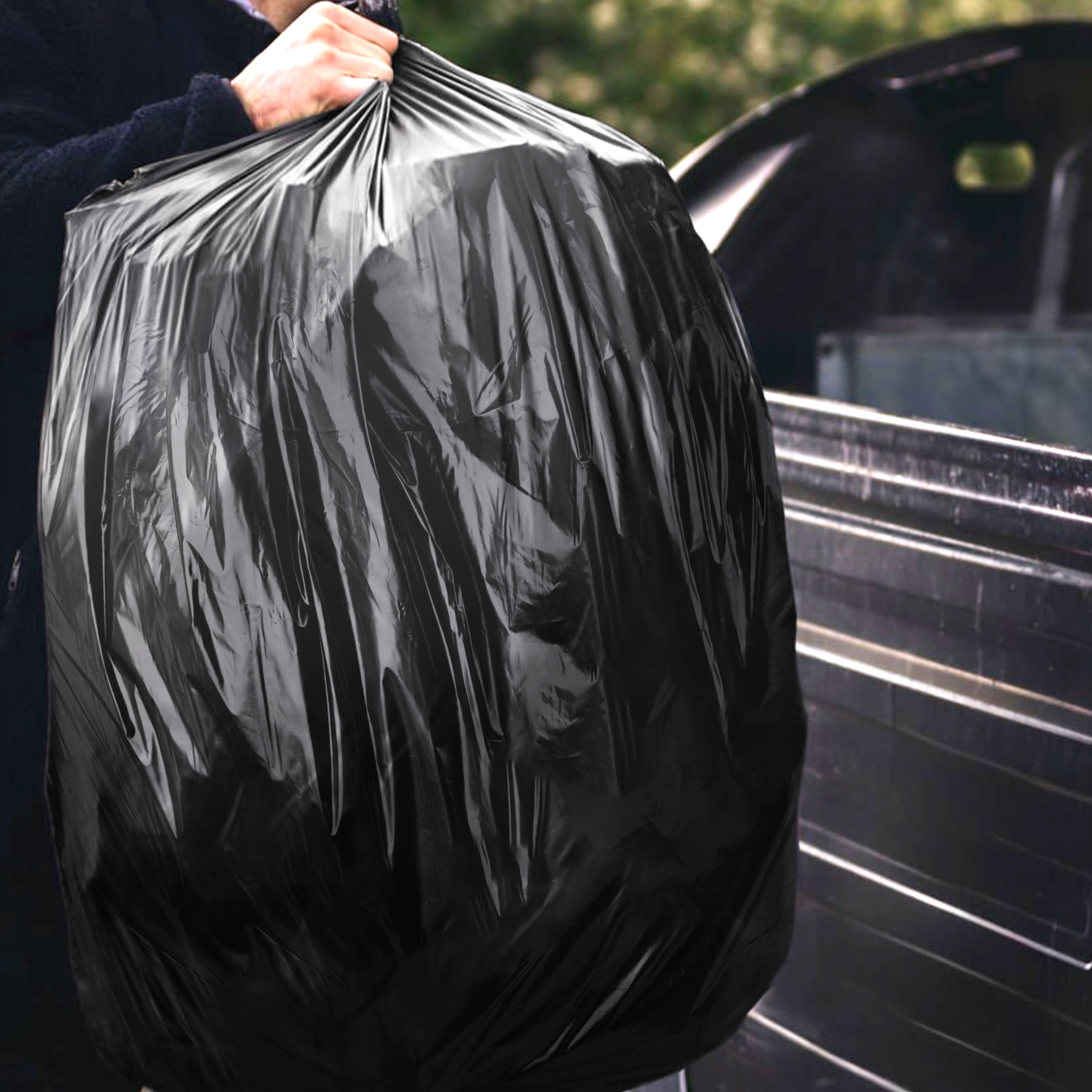 [100 bags] 38" x 58" Low Density Trash Bags | 1 Mil