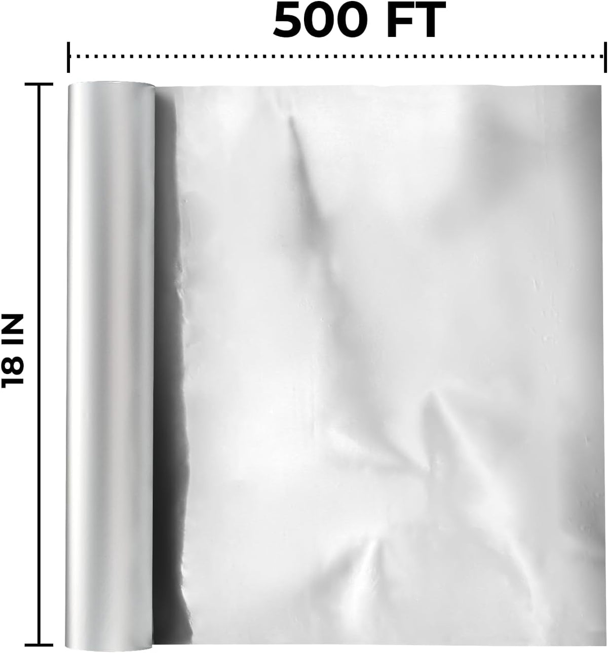 [1ct] 18" x 500' Aluminum Foil Roll - Biocean by Danube BlueBiocean